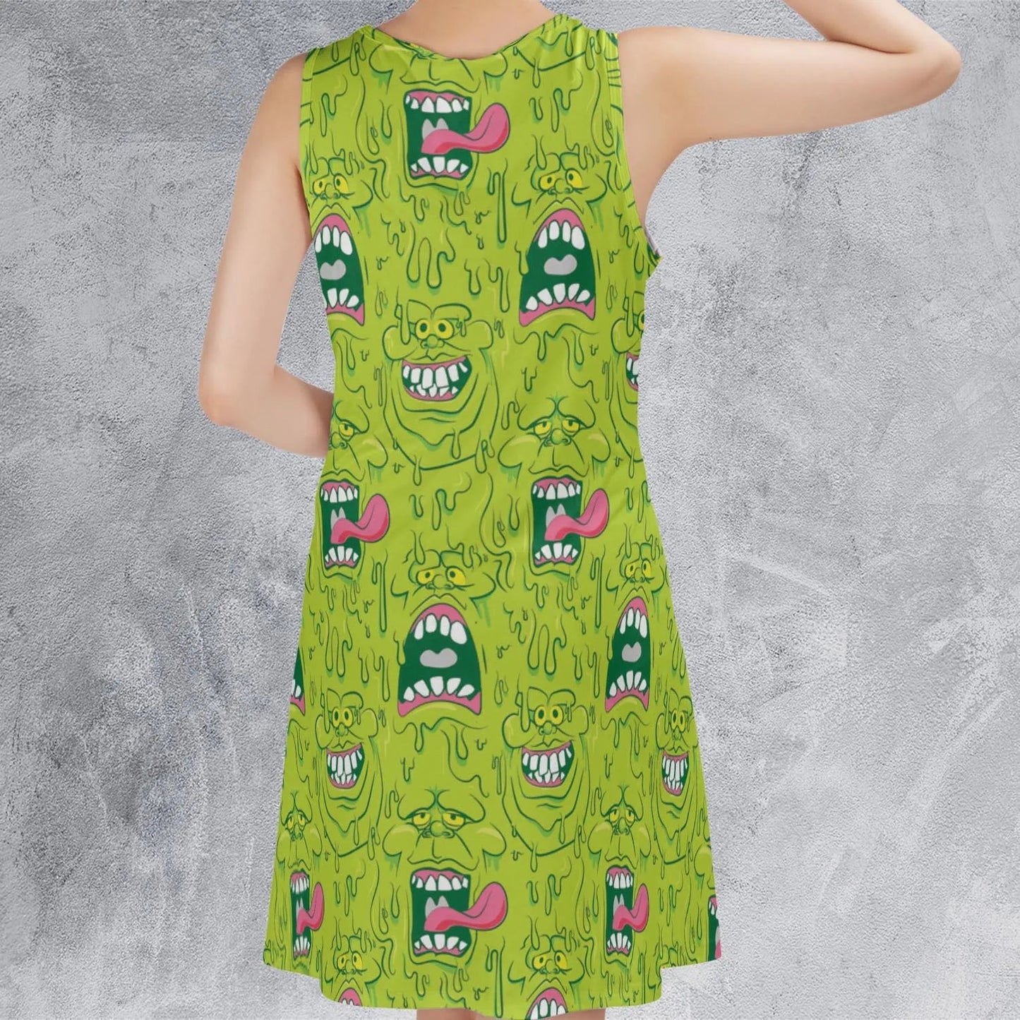 Casual Sleeveless Dress - DPNXQ9BT