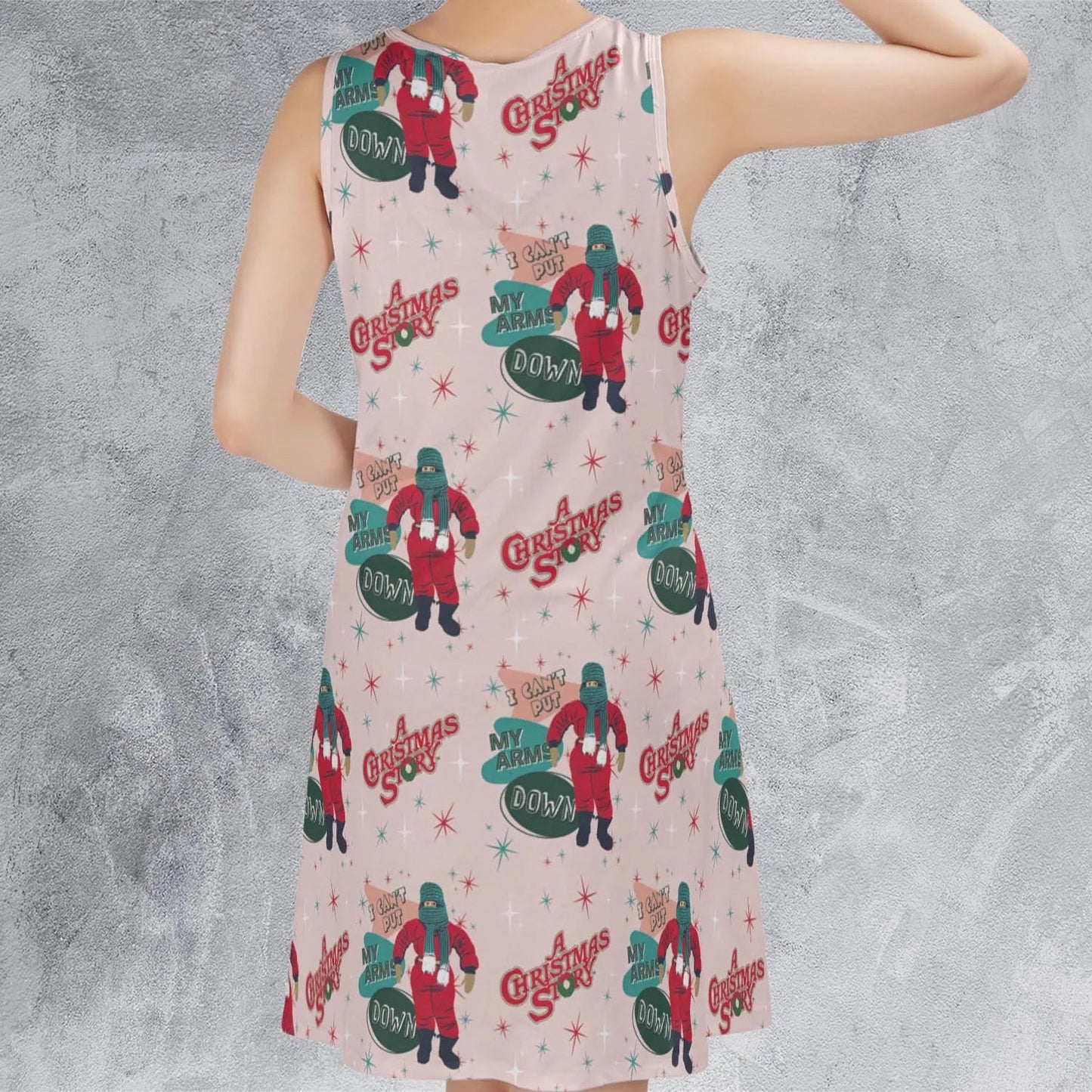 Casual Sleeveless Dress - DJT964BG