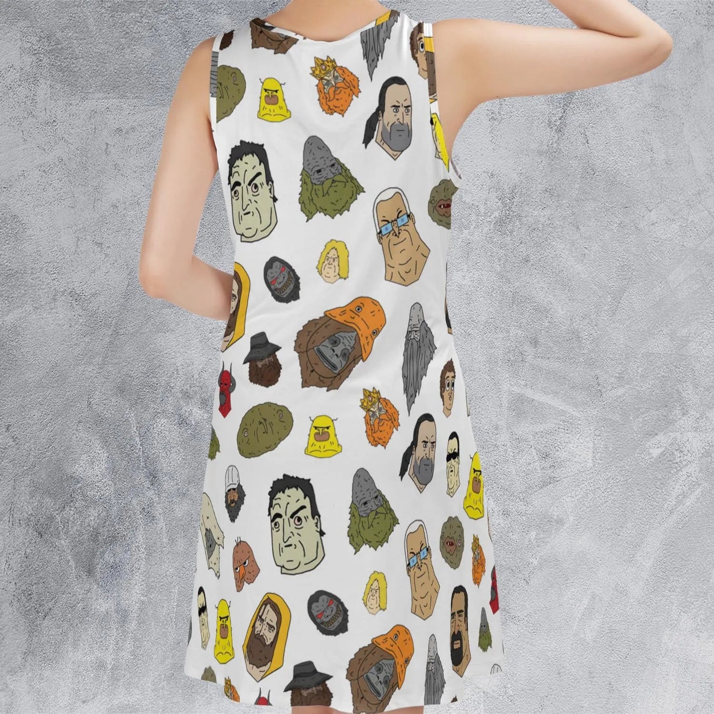 Casual Sleeveless Dress - 3KQQB9HM