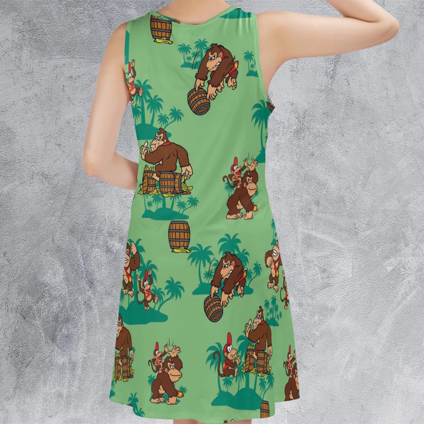 Casual Sleeveless Dress - HA84EHL1