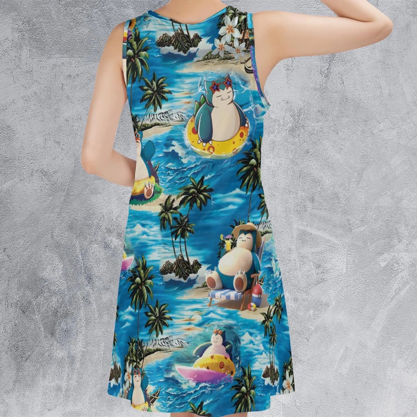 Casual Sleeveless Dress - MQ4D9PYZ