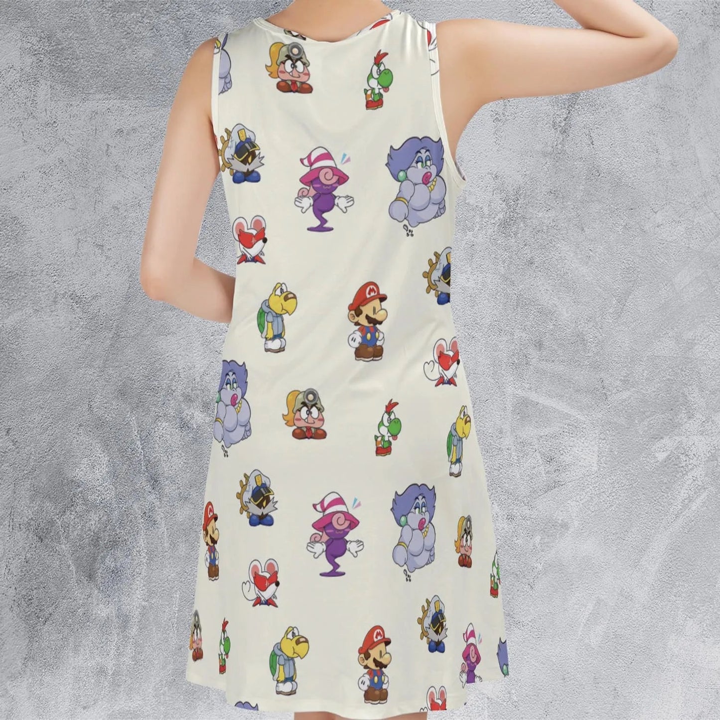 Casual Sleeveless Dress - 8FSNT6T3