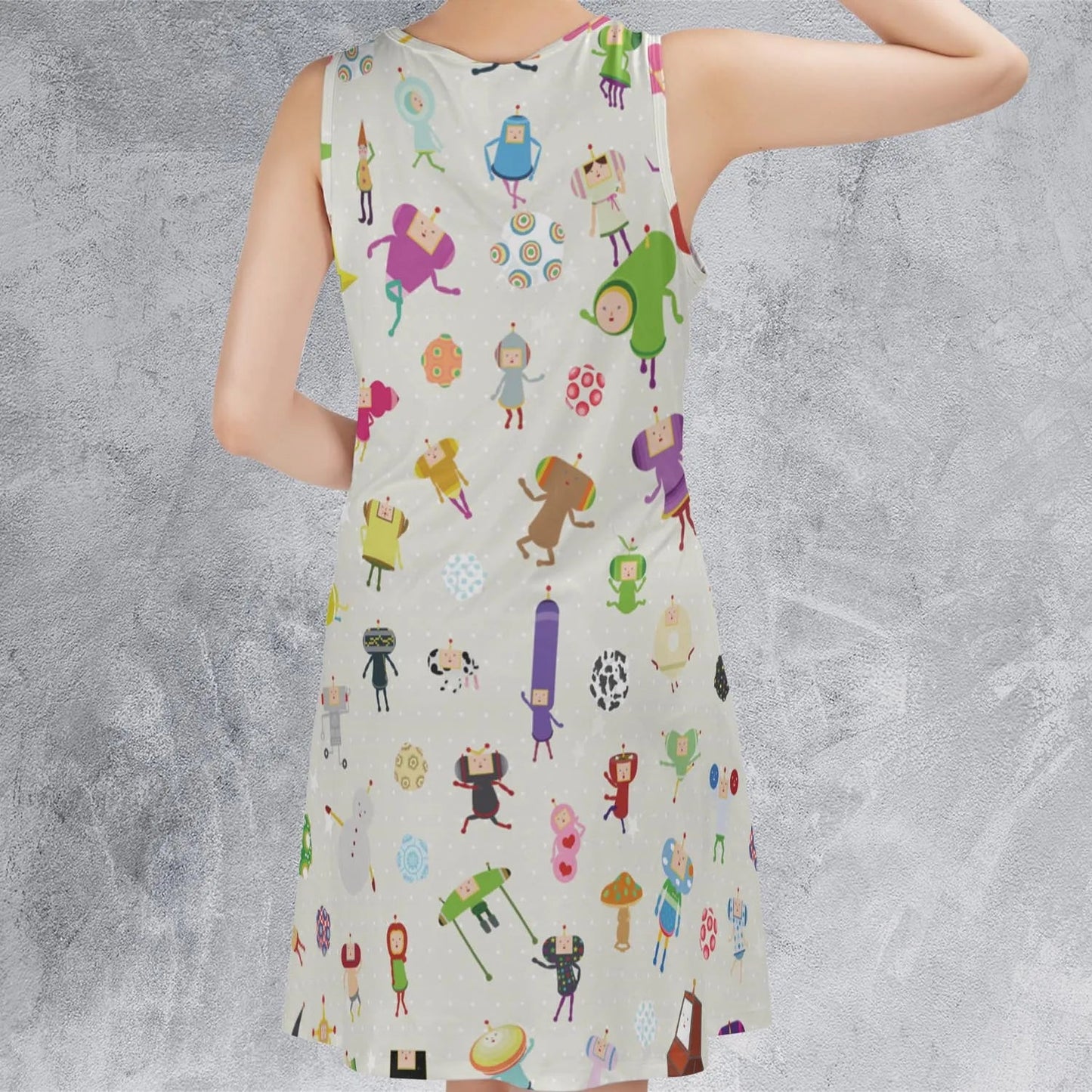 Casual Sleeveless Dress - EHDMA6L5