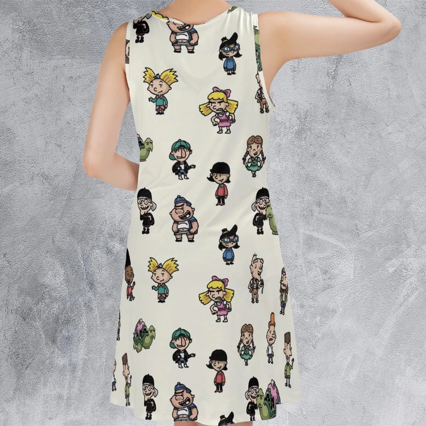 Casual Sleeveless Dress - RYDMMNLY