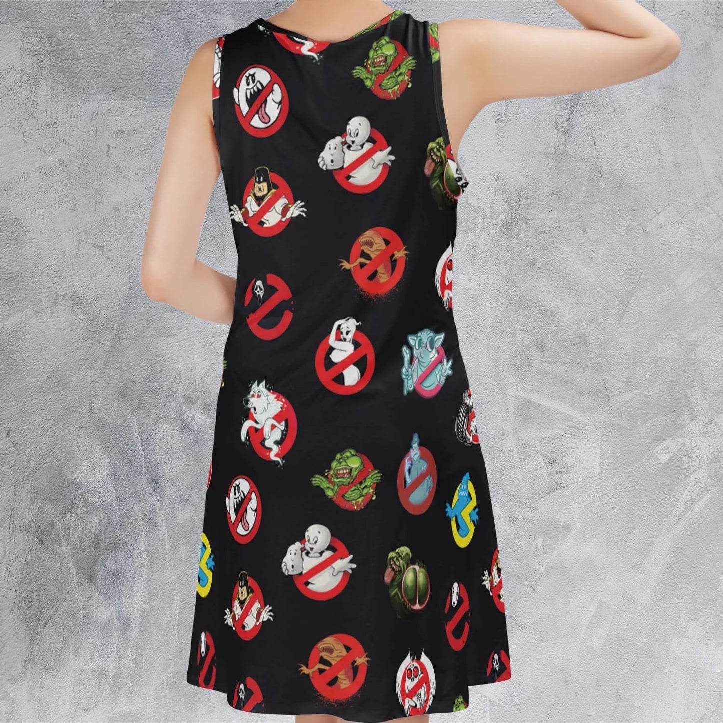 Casual Sleeveless Dress - V4D3UV21