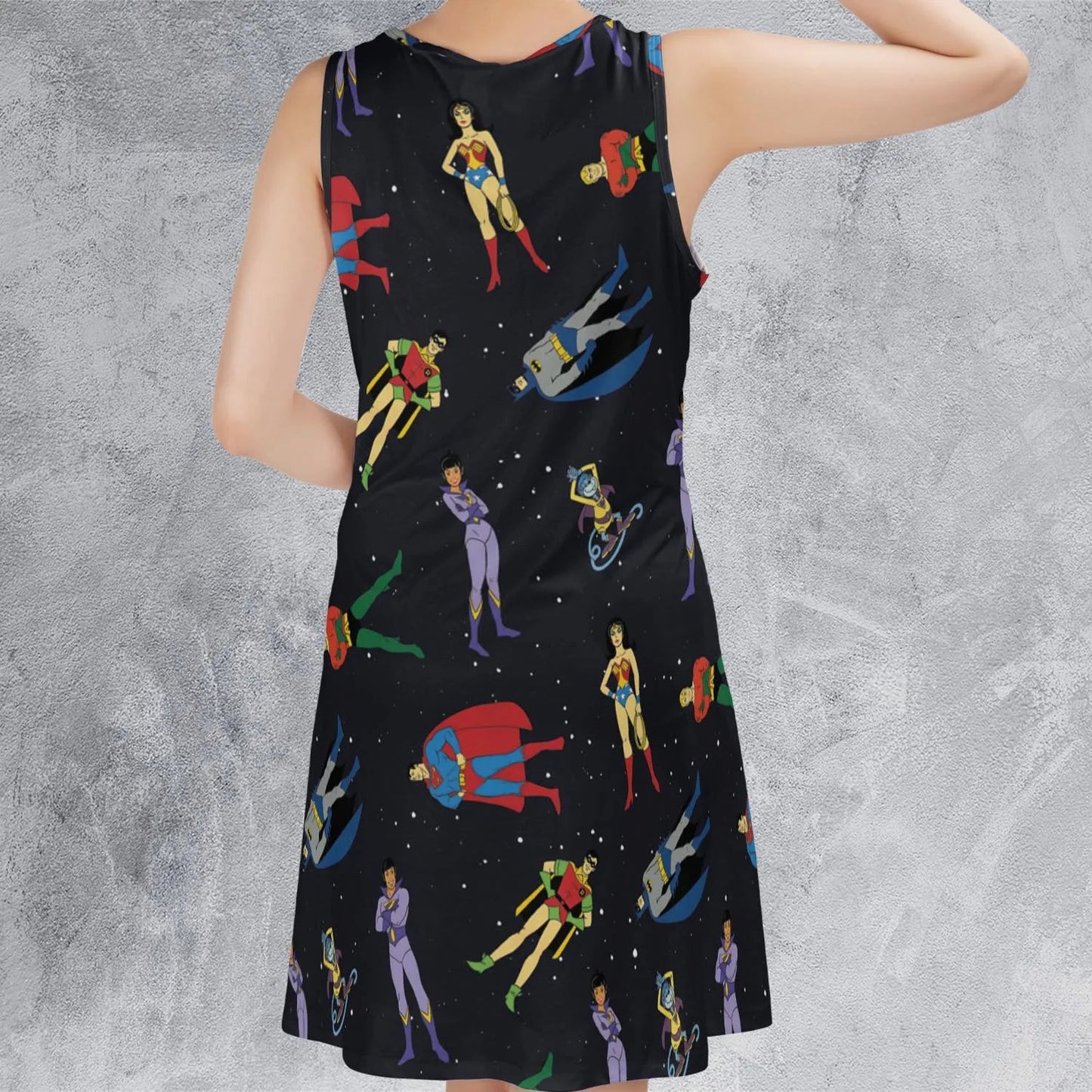 Casual Sleeveless Dress - BZ713KSV