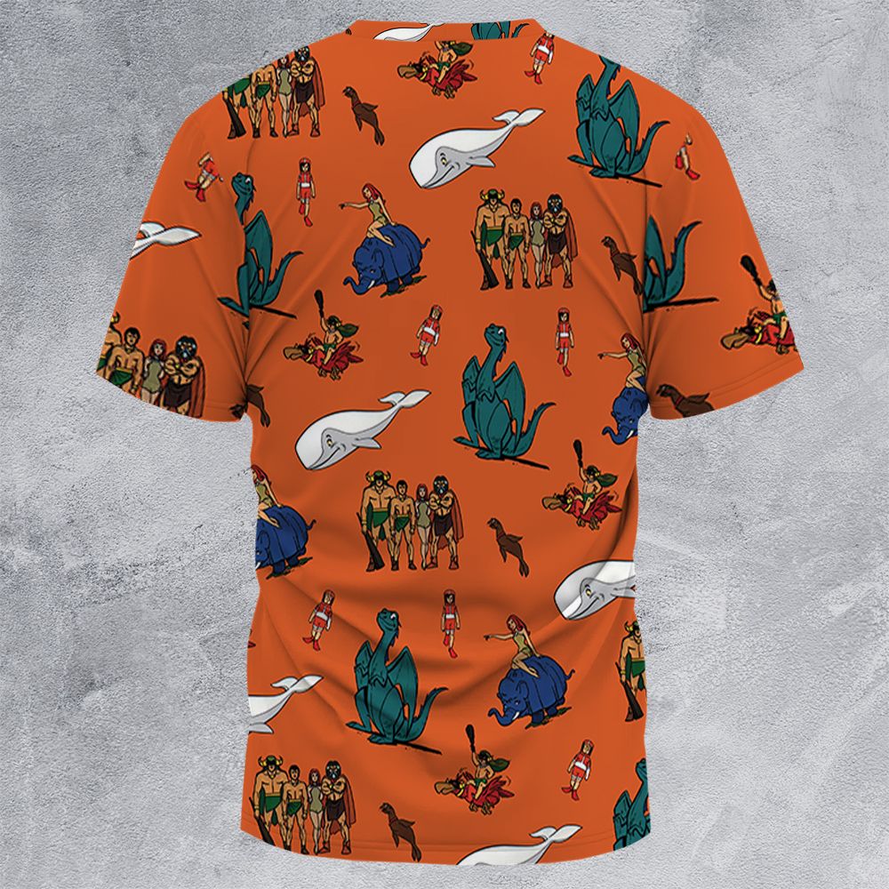 All-Over Print Unisex T-Shirt - Q4T24RC4 - - 4