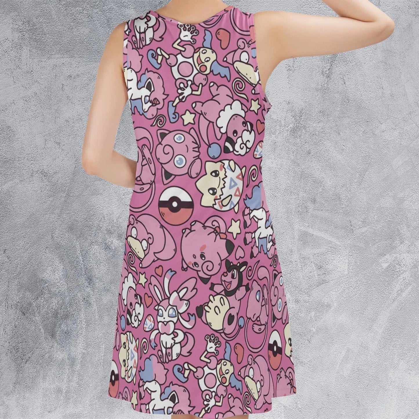 Casual Sleeveless Dress - D4523N5P