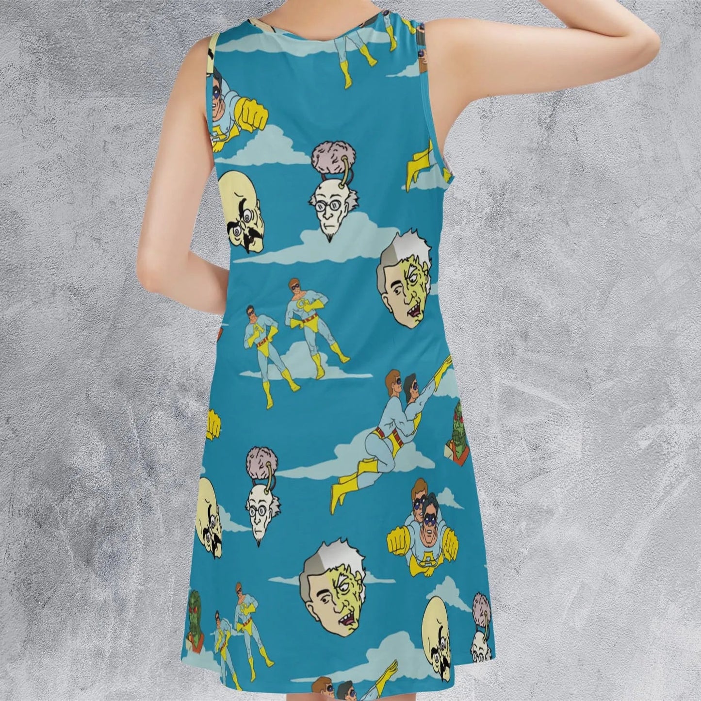 Casual Sleeveless Dress - 2DFL3TEN