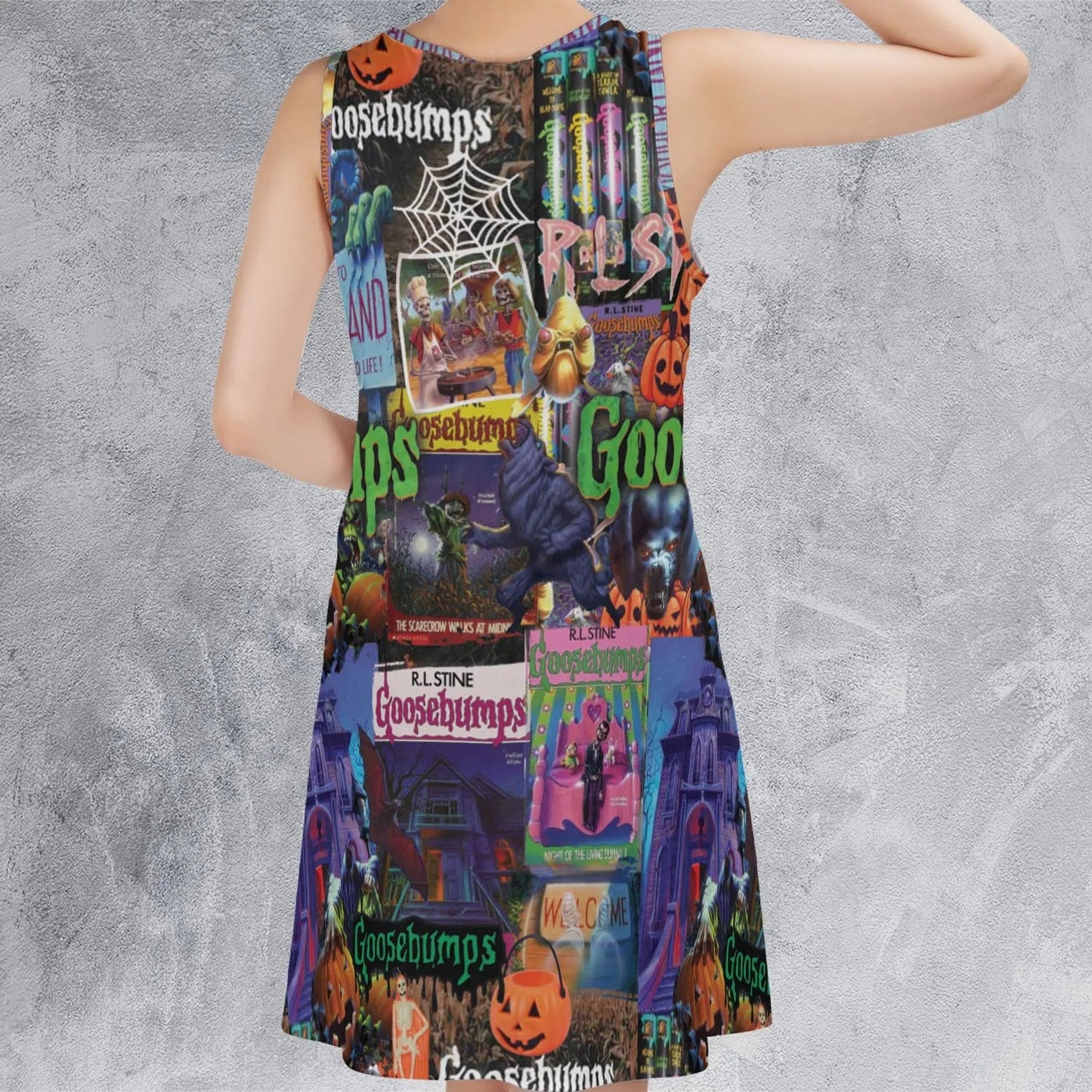 Casual Sleeveless Dress - AXVKA7YD