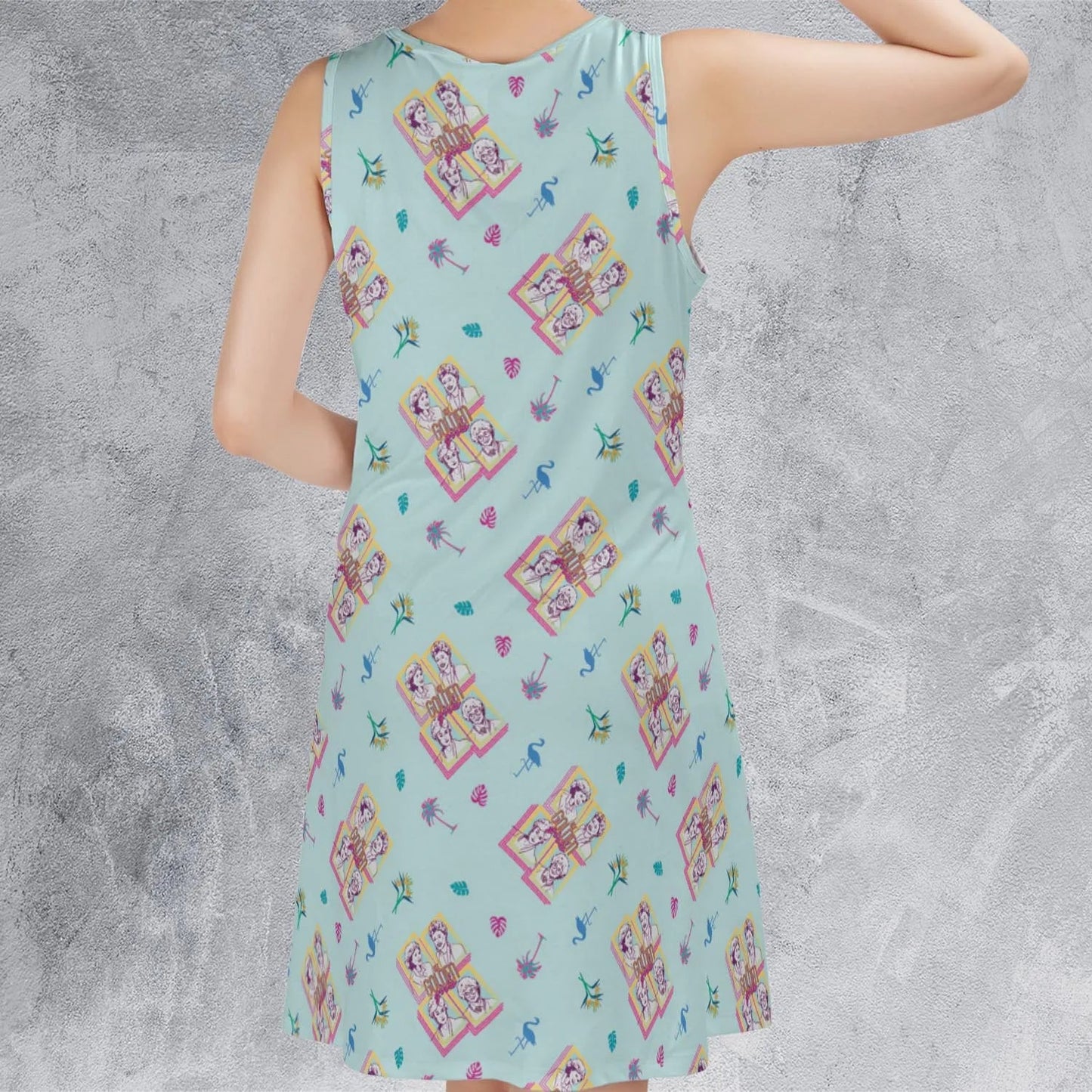 Casual Sleeveless Dress - 8PAB8CWT