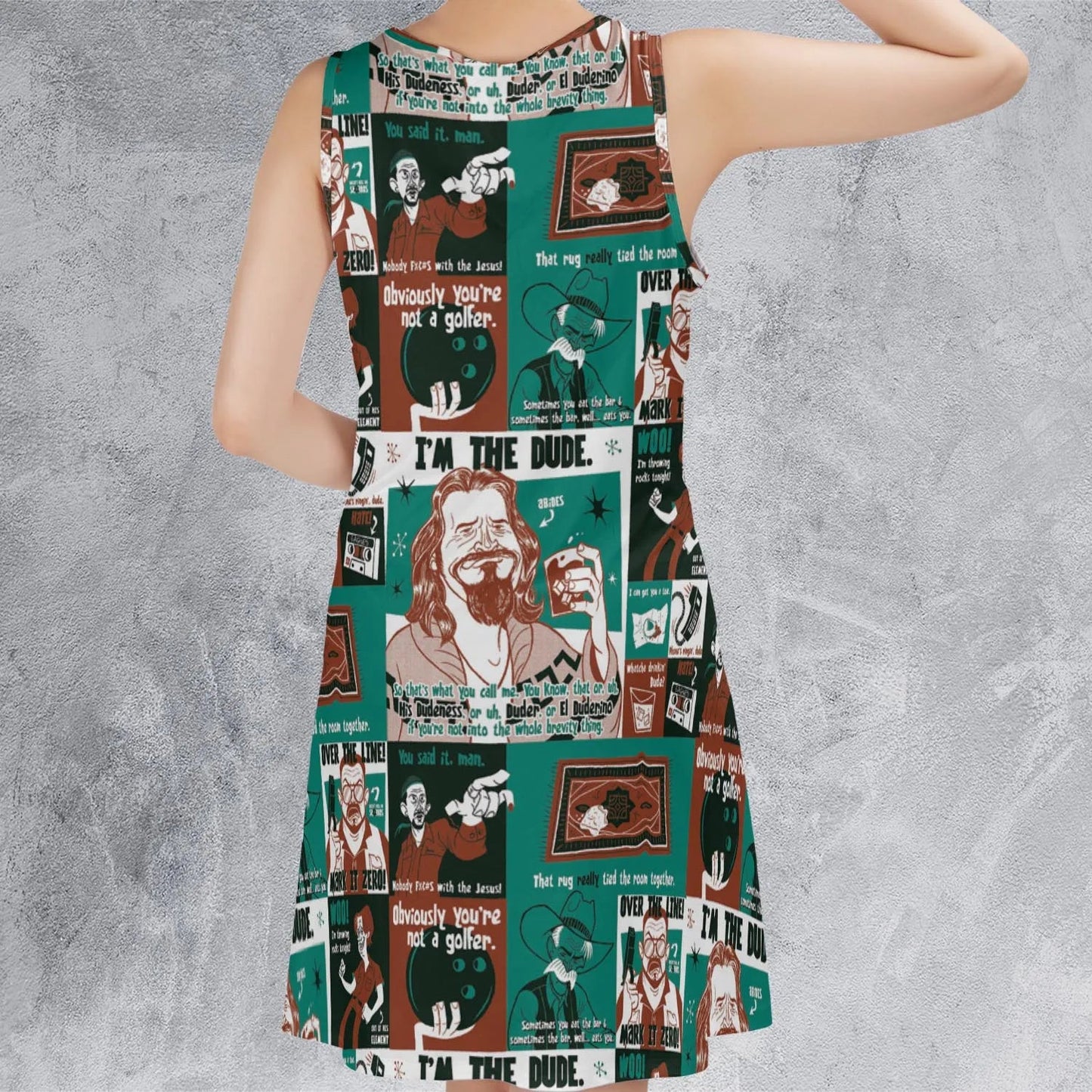 Casual Sleeveless Dress - 8KJ2DHBR
