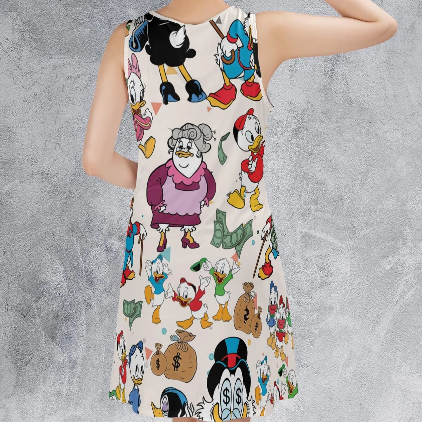 Casual Sleeveless Dress - J4KW75HF