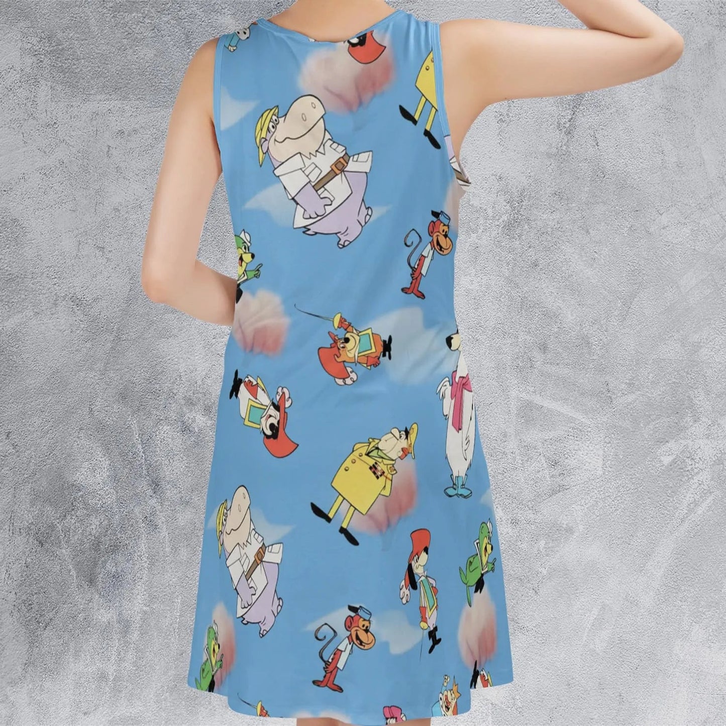 Casual Sleeveless Dress - JQ516WH2
