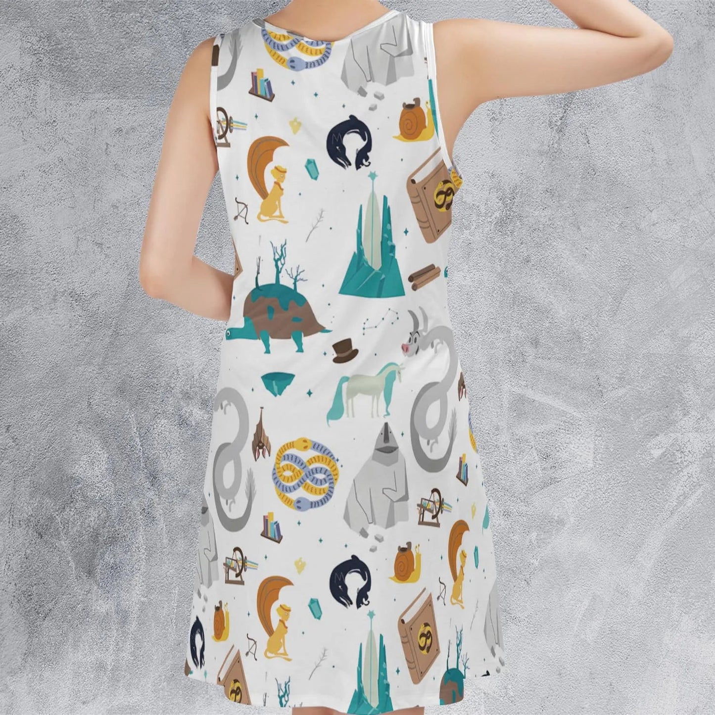 Casual Sleeveless Dress - H13SA1A5