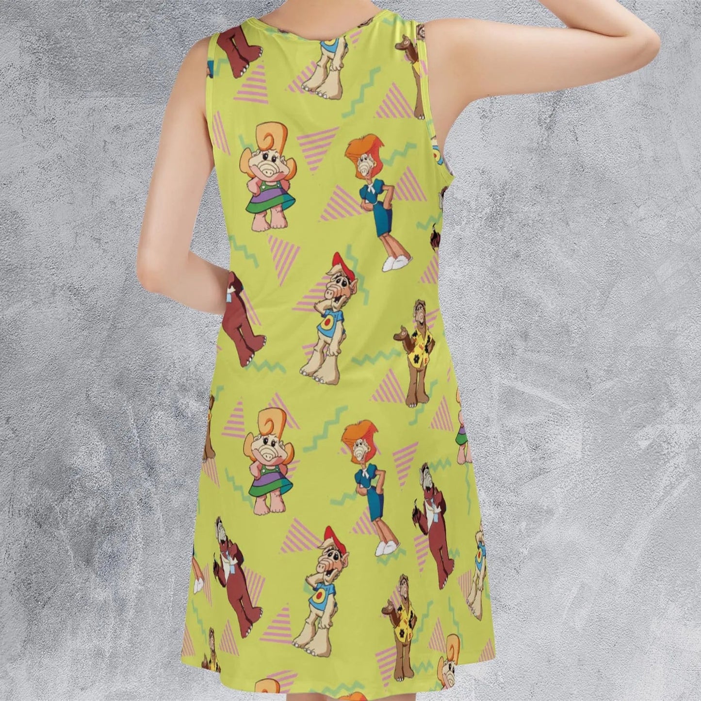 Casual Sleeveless Dress - 8VKYLLVQ