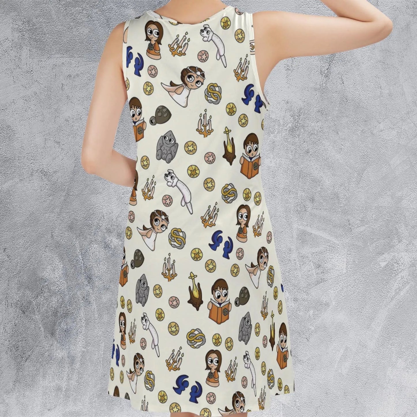 Casual Sleeveless Dress - LP3LGD3Z