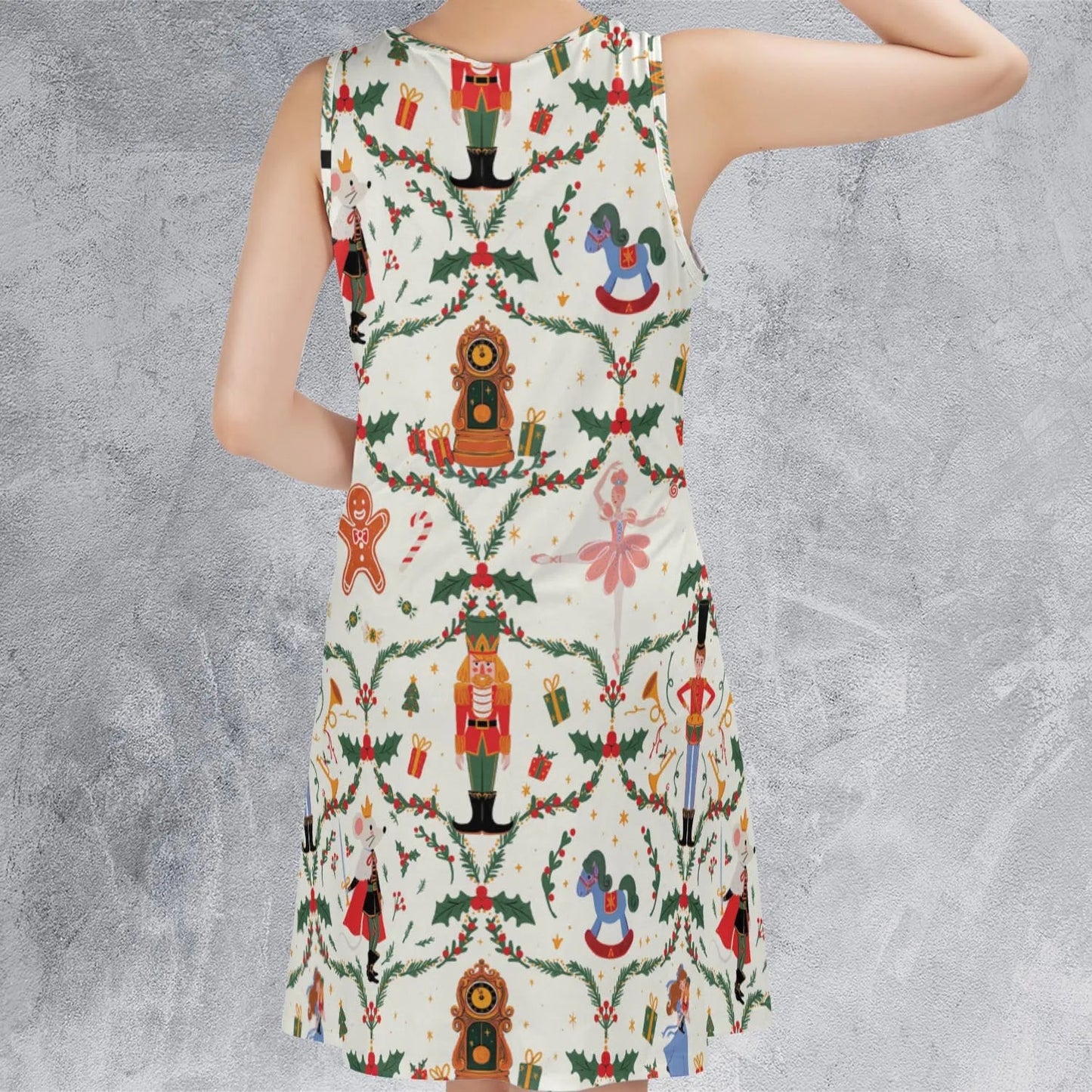 Casual Sleeveless Dress - 5ZAJCC1Z