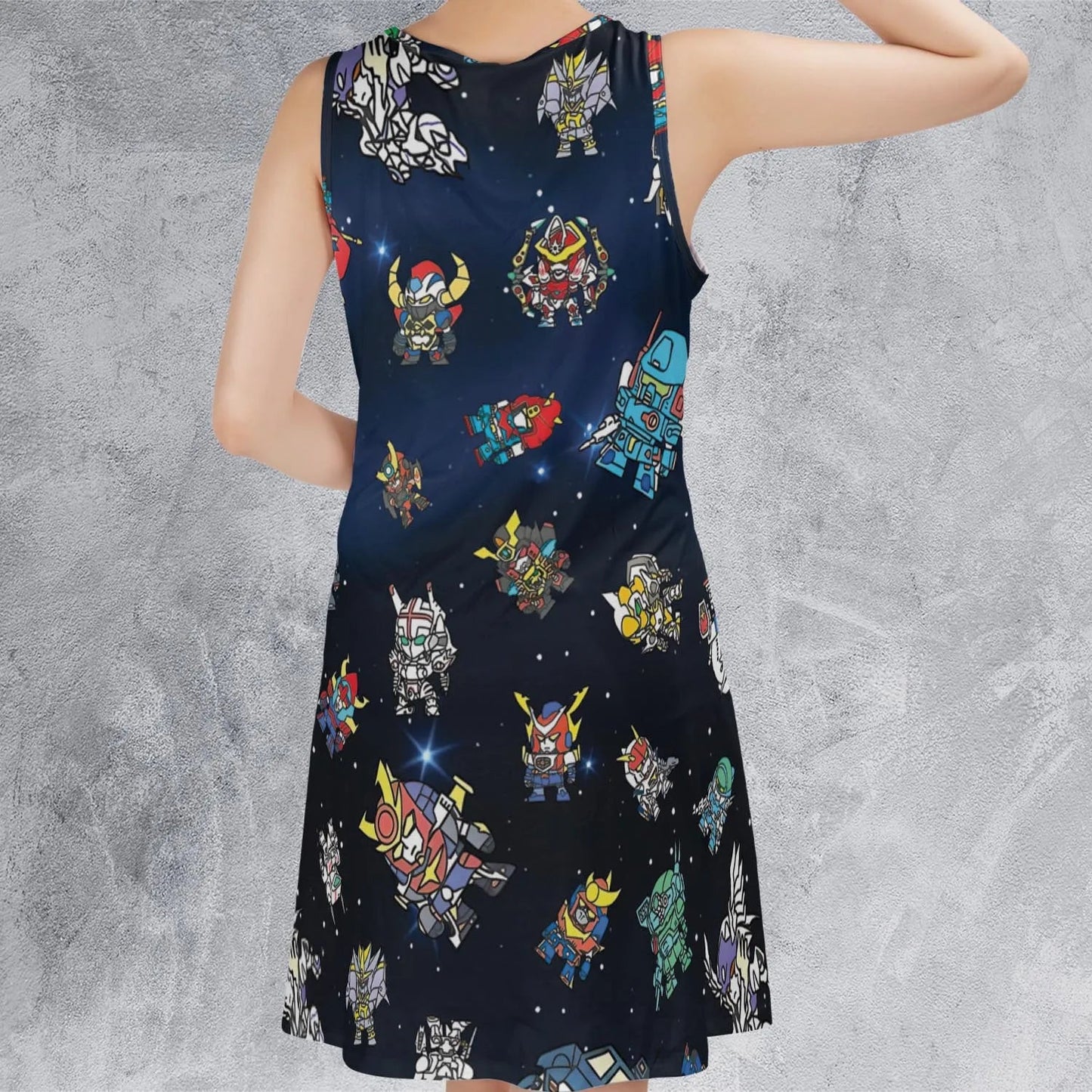 Casual Sleeveless Dress - PH1ZXWAF