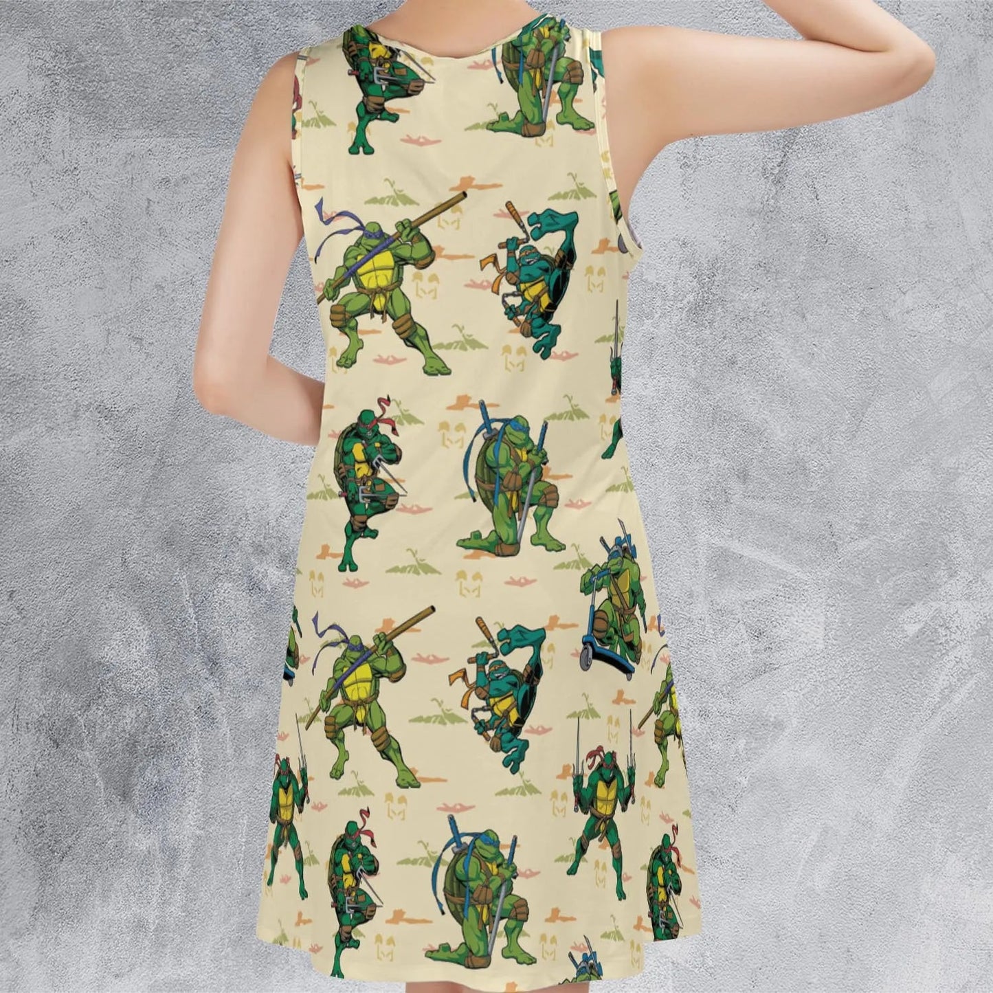 Casual Sleeveless Dress - W2V36TM9