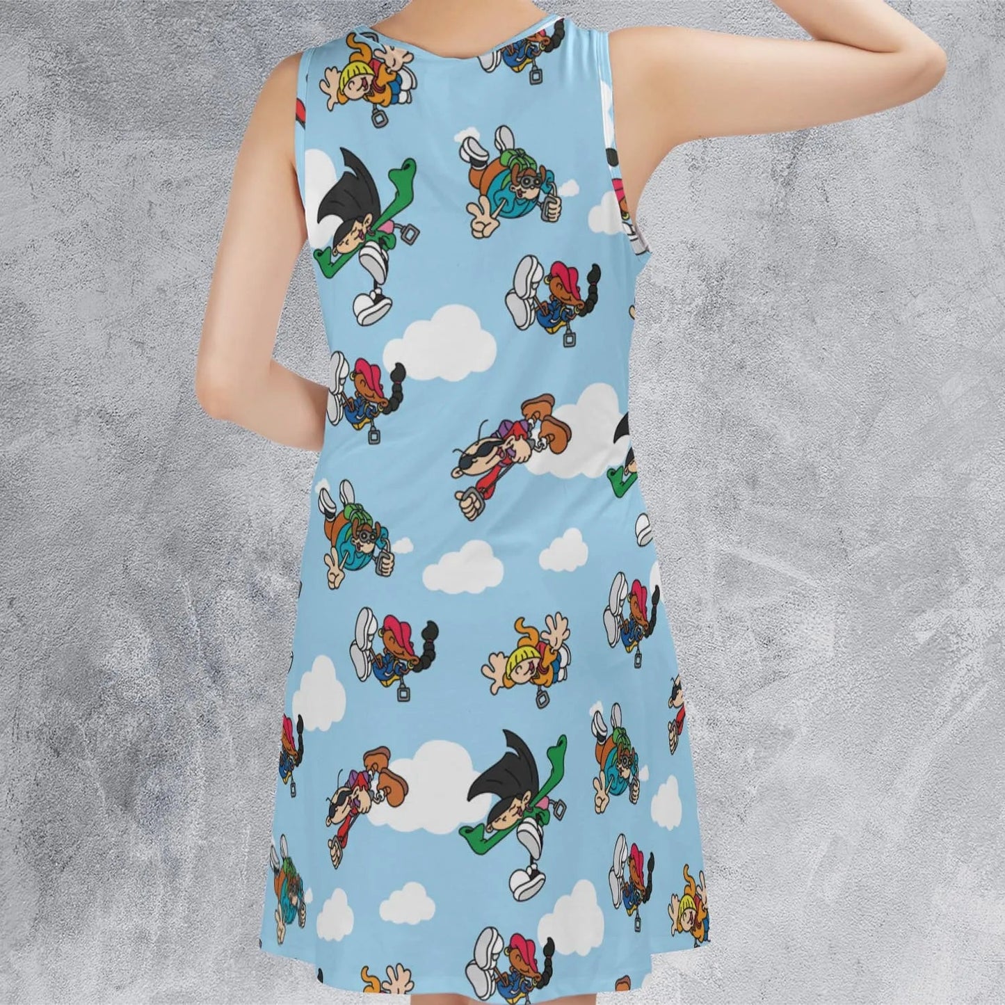 Casual Sleeveless Dress - F9YVFV1S