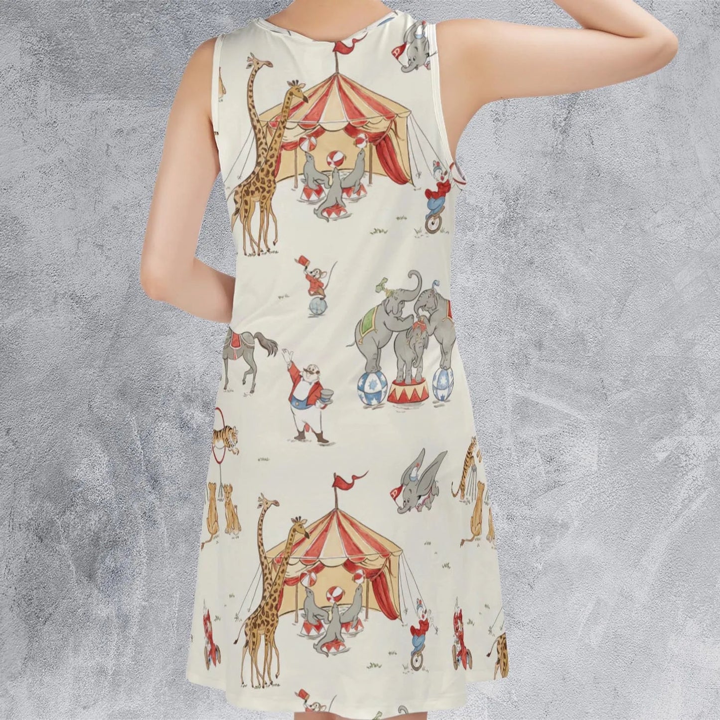 Casual Sleeveless Dress - PW9VXYXZ
