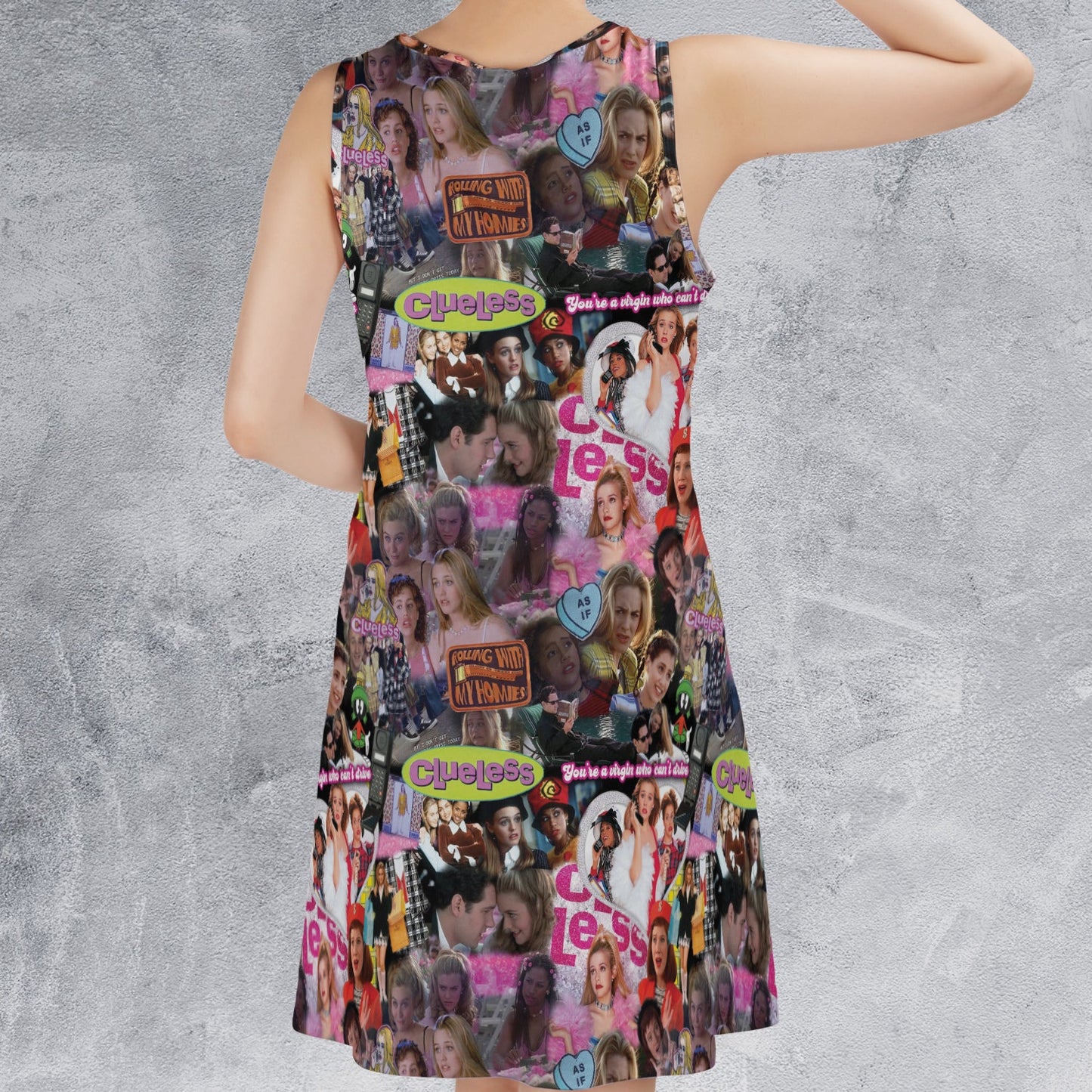 Casual Sleeveless Dress - 4G7SZ44S