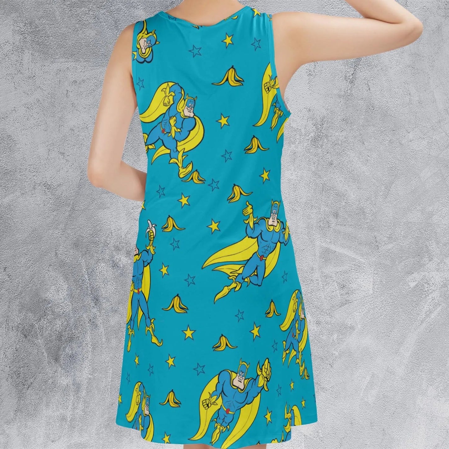 Casual Sleeveless Dress - FSPCZWNB