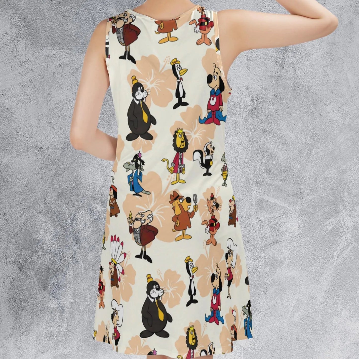Casual Sleeveless Dress - DGRATXNE