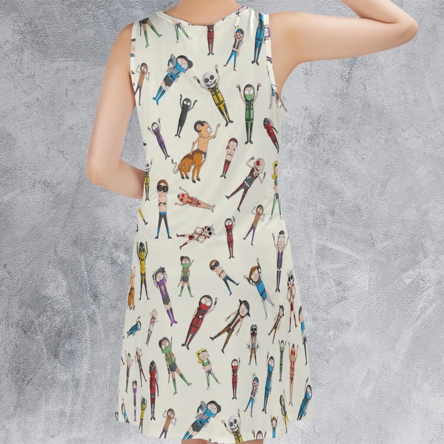 Casual Sleeveless Dress - 56ZSPJ75