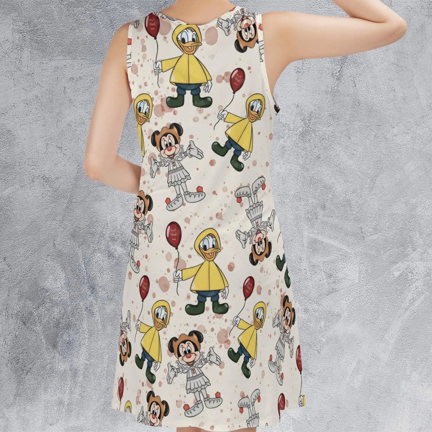 Casual Sleeveless Dress - EBWVWXXP