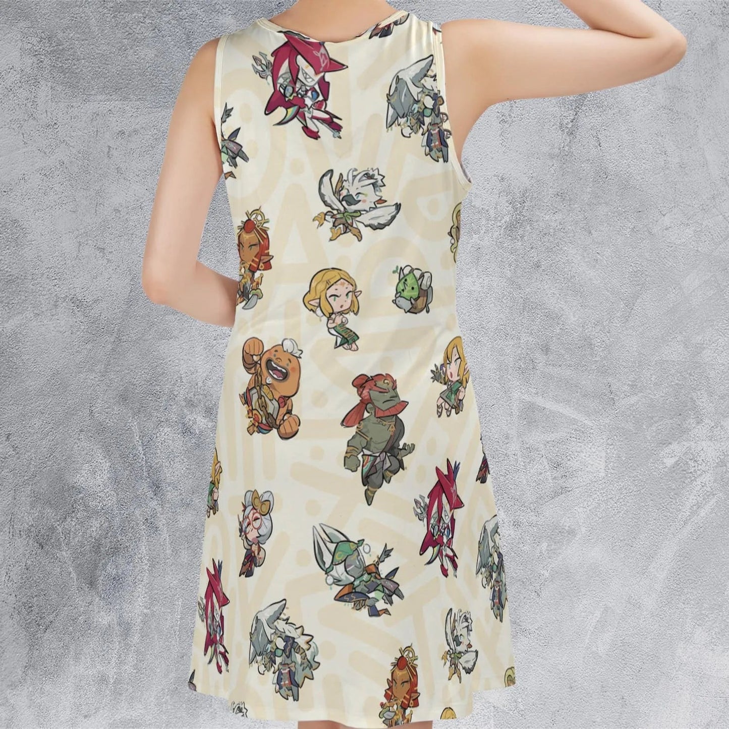 Casual Sleeveless Dress - 53NHG41Y