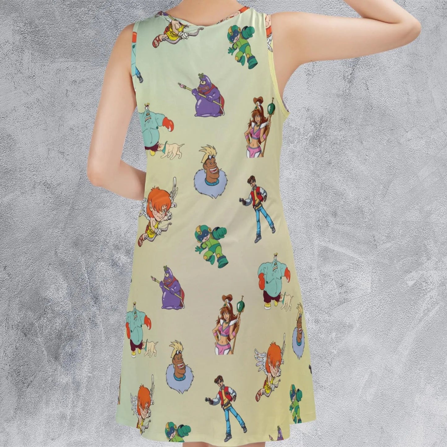 Casual Sleeveless Dress - LUUNJGVT