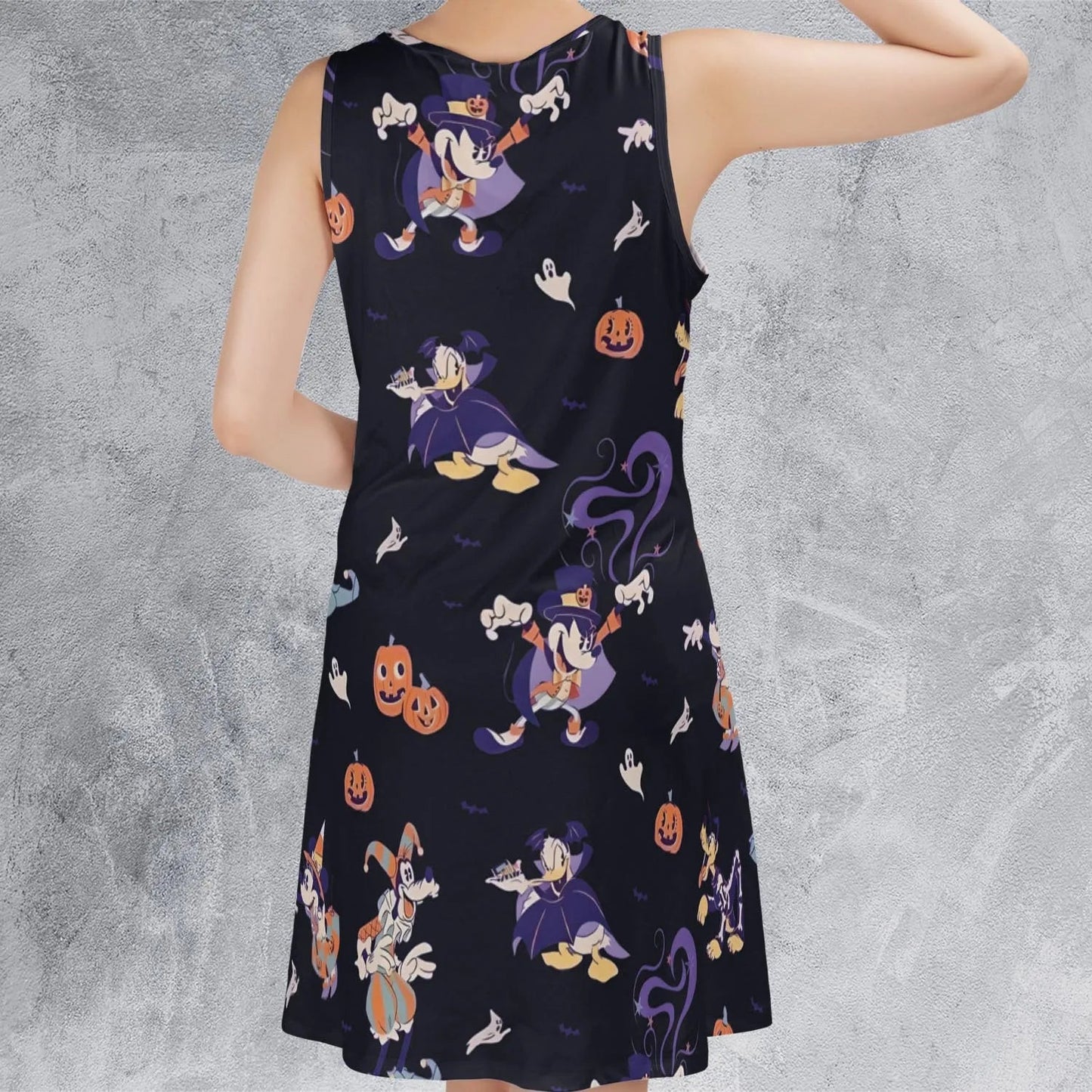 Casual Sleeveless Dress - VHJWJLRB
