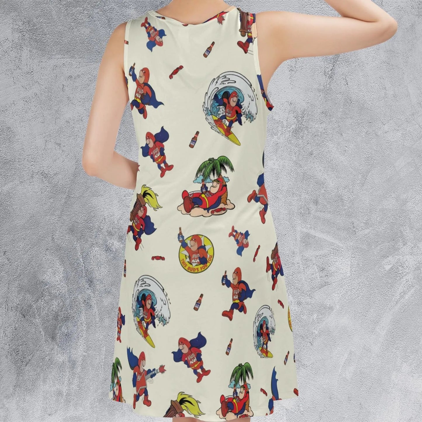 Casual Sleeveless Dress - C7V64P9Q