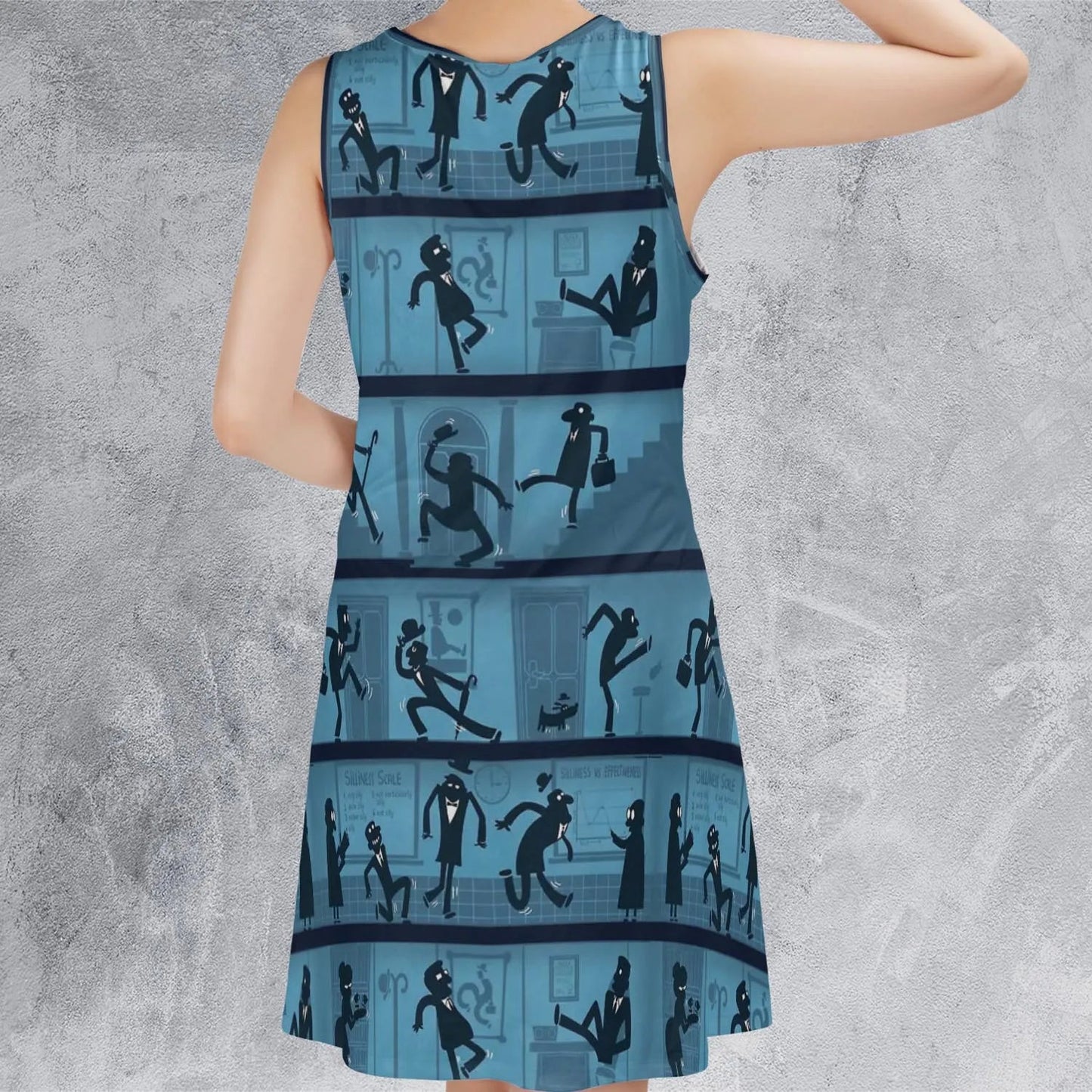 Casual Sleeveless Dress - XE5F8YEH