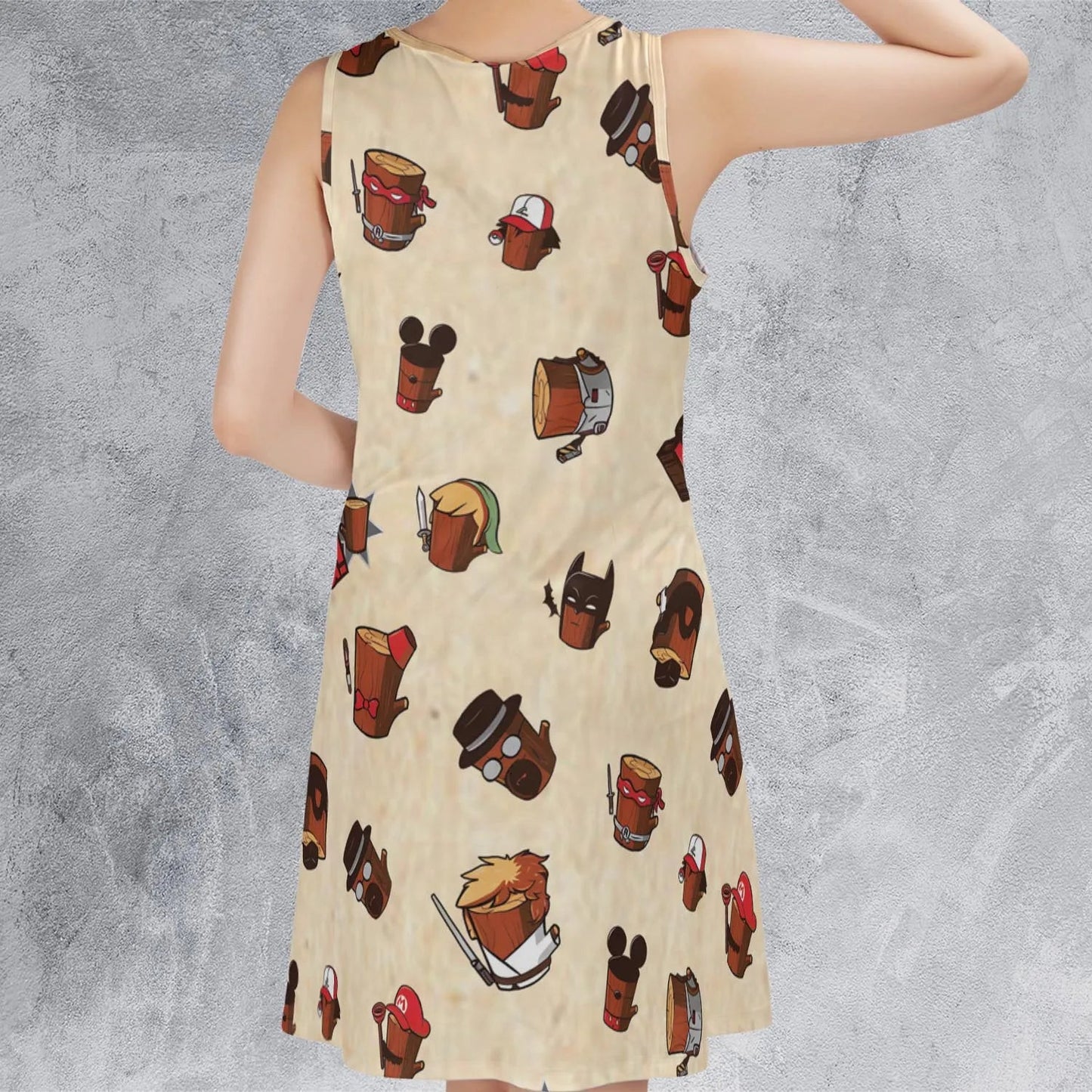 Casual Sleeveless Dress - 8FRFQUU1