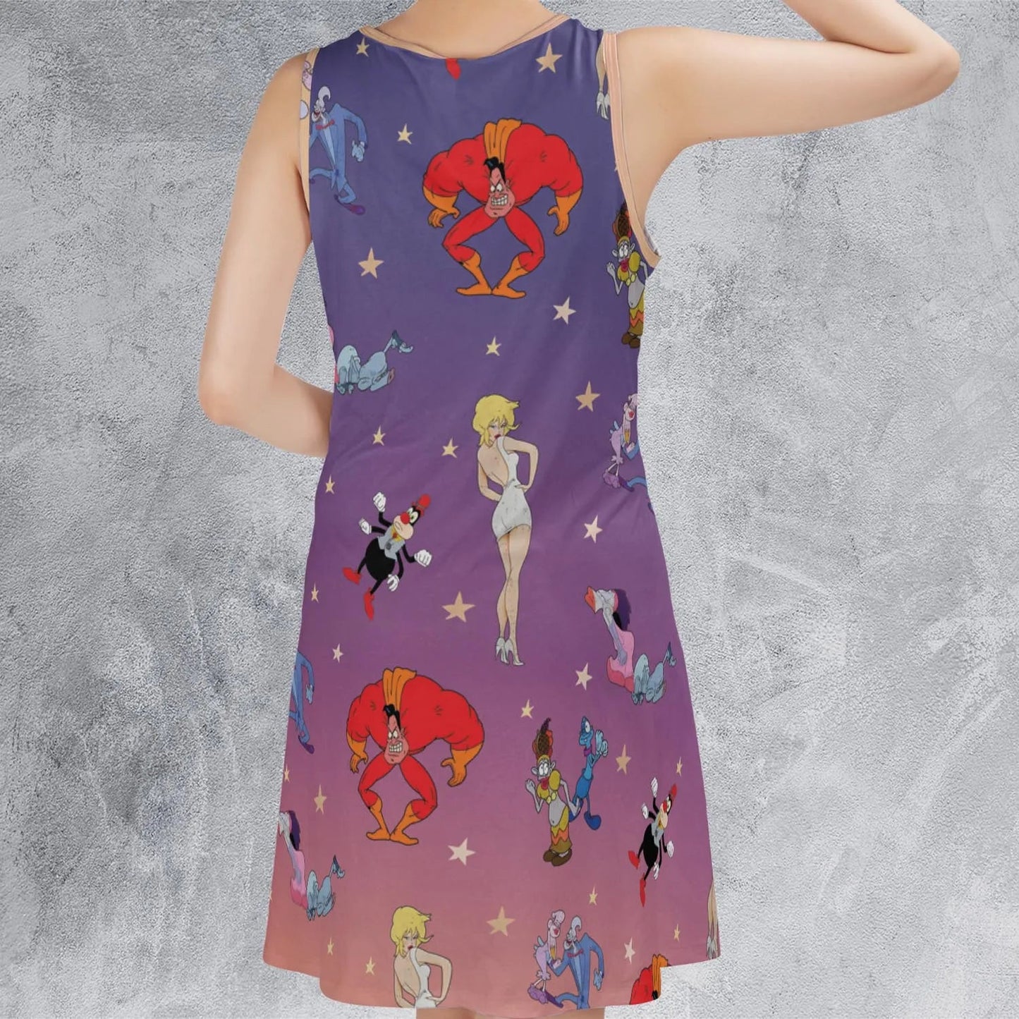 Casual Sleeveless Dress - T9AAGW6H