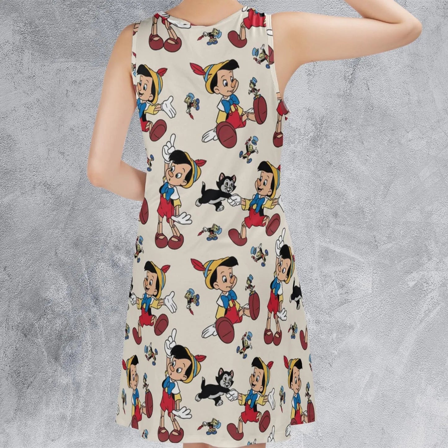 Casual Sleeveless Dress - UMPU31TE
