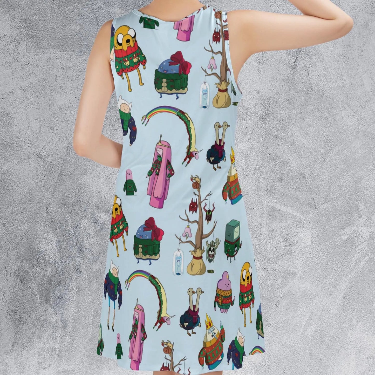 Casual Sleeveless Dress - XV6PRPS5