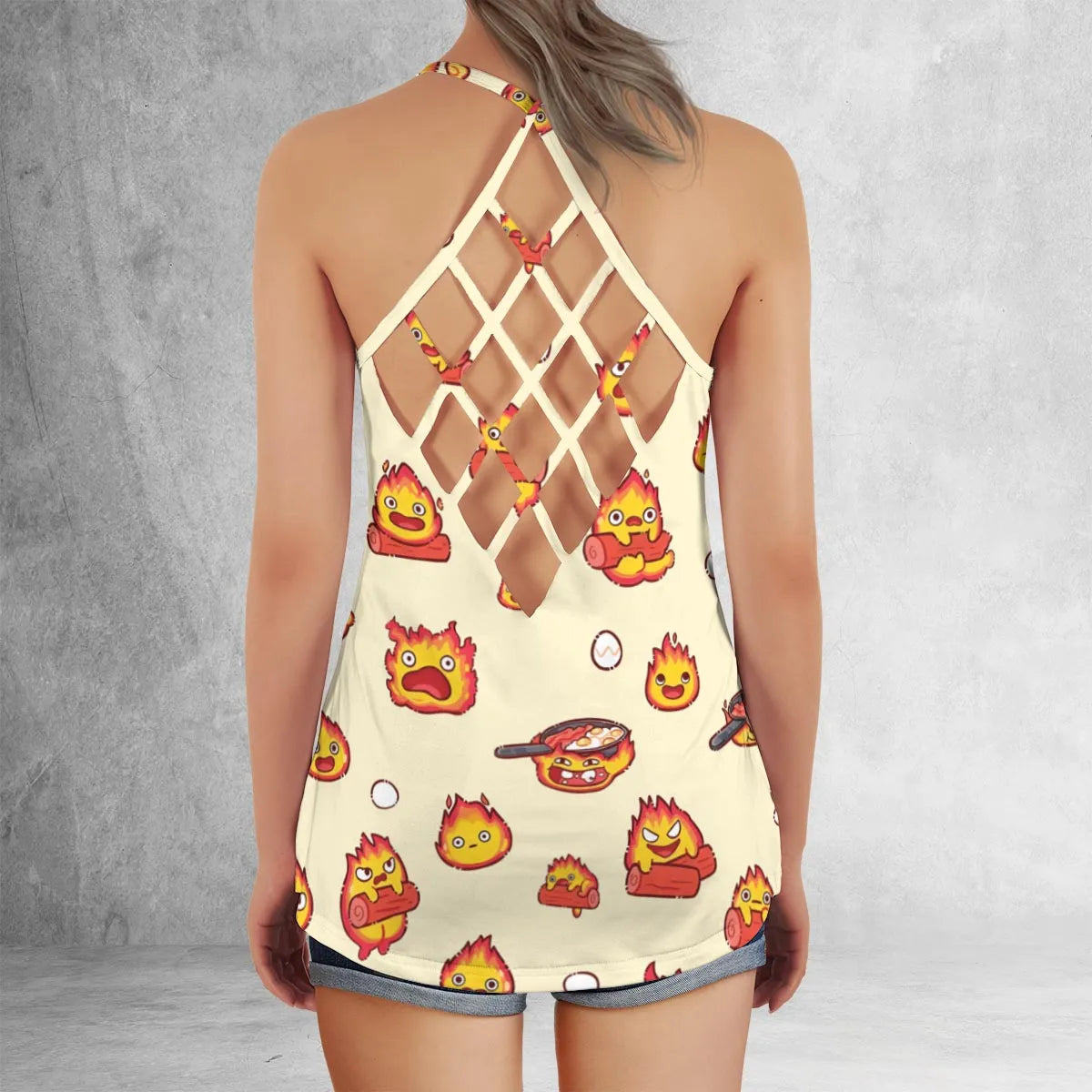 Lattice Back Tank Top - 9DSQRWUL