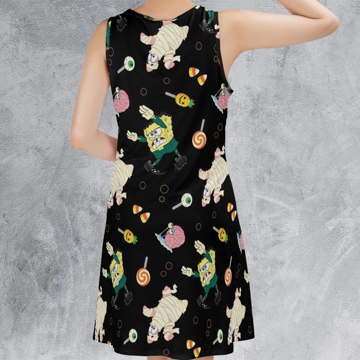 Casual Sleeveless Dress - M9SMUWH2