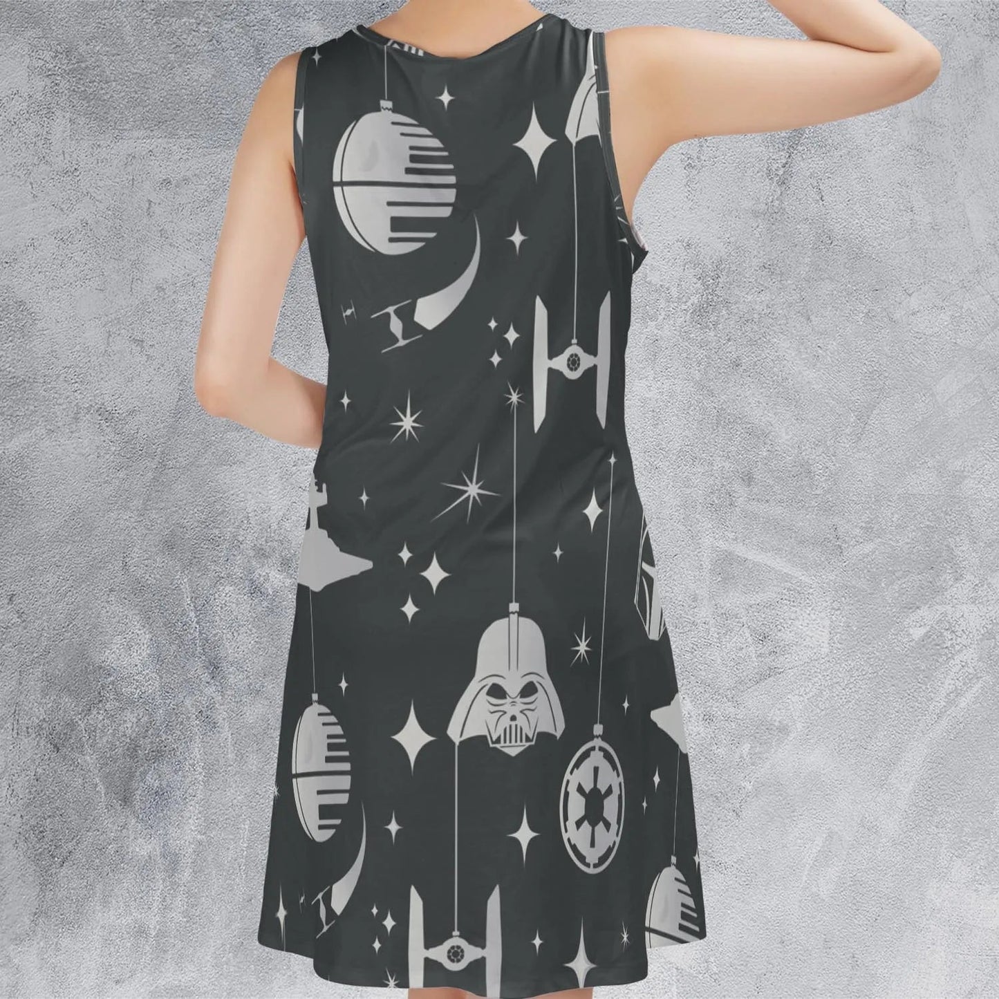 Casual Sleeveless Dress - Z9BG5RTH