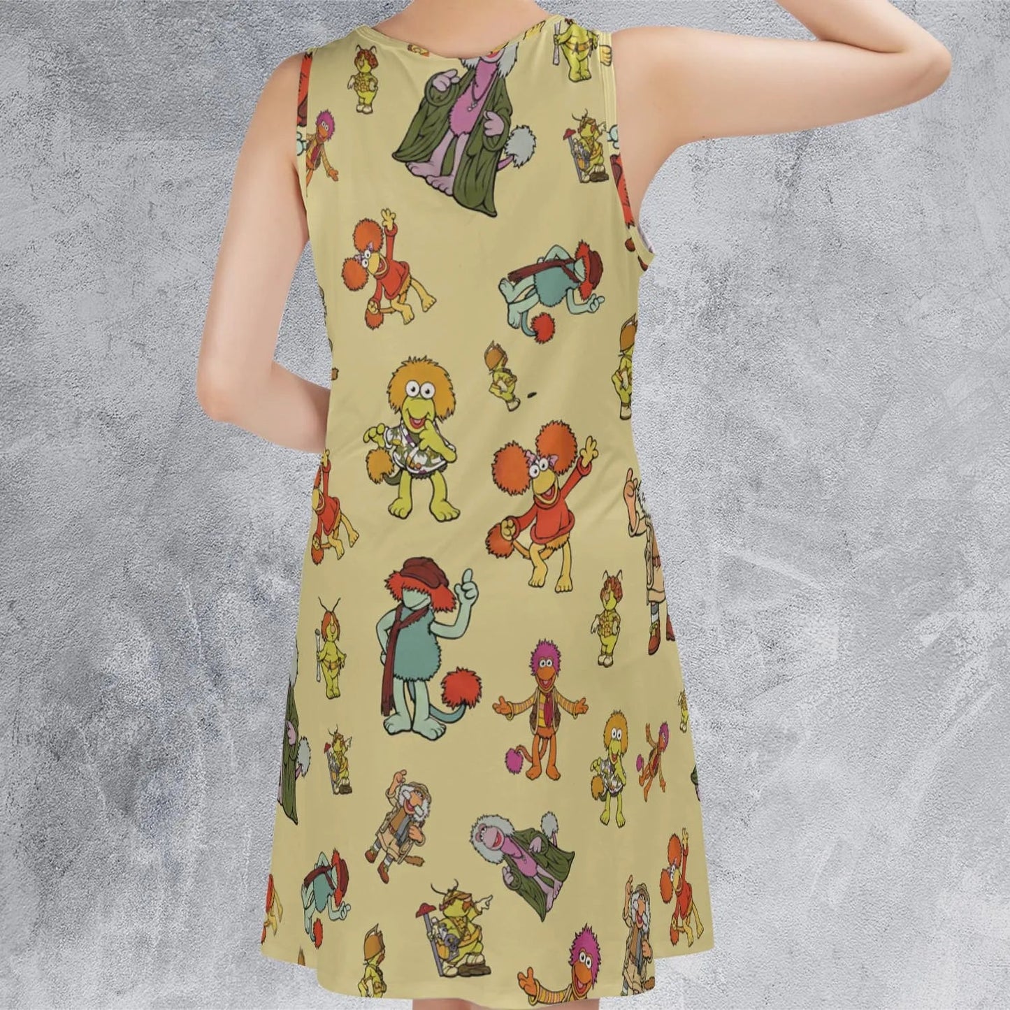 Casual Sleeveless Dress - RJKW78QW