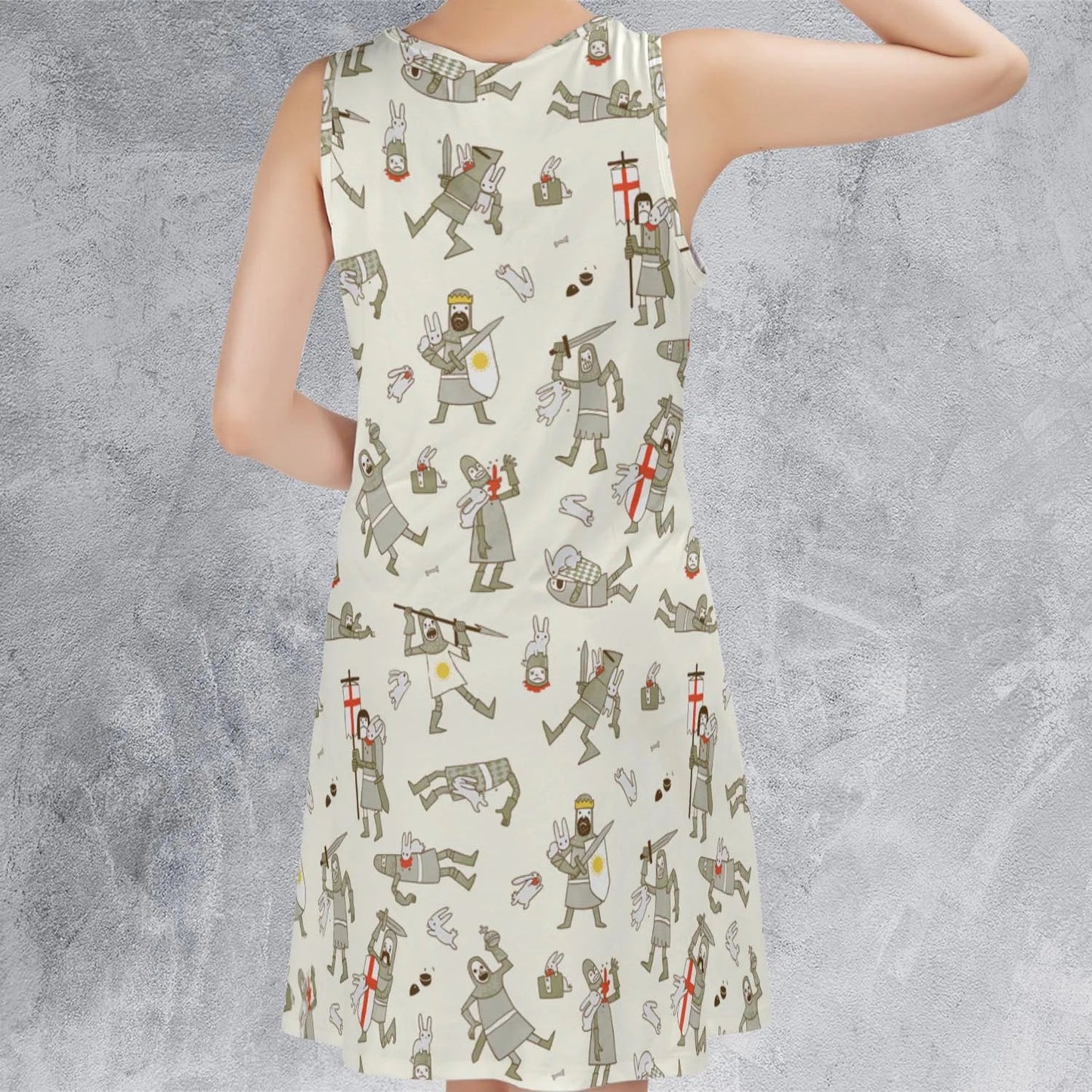 Casual Sleeveless Dress - 8URNA79V