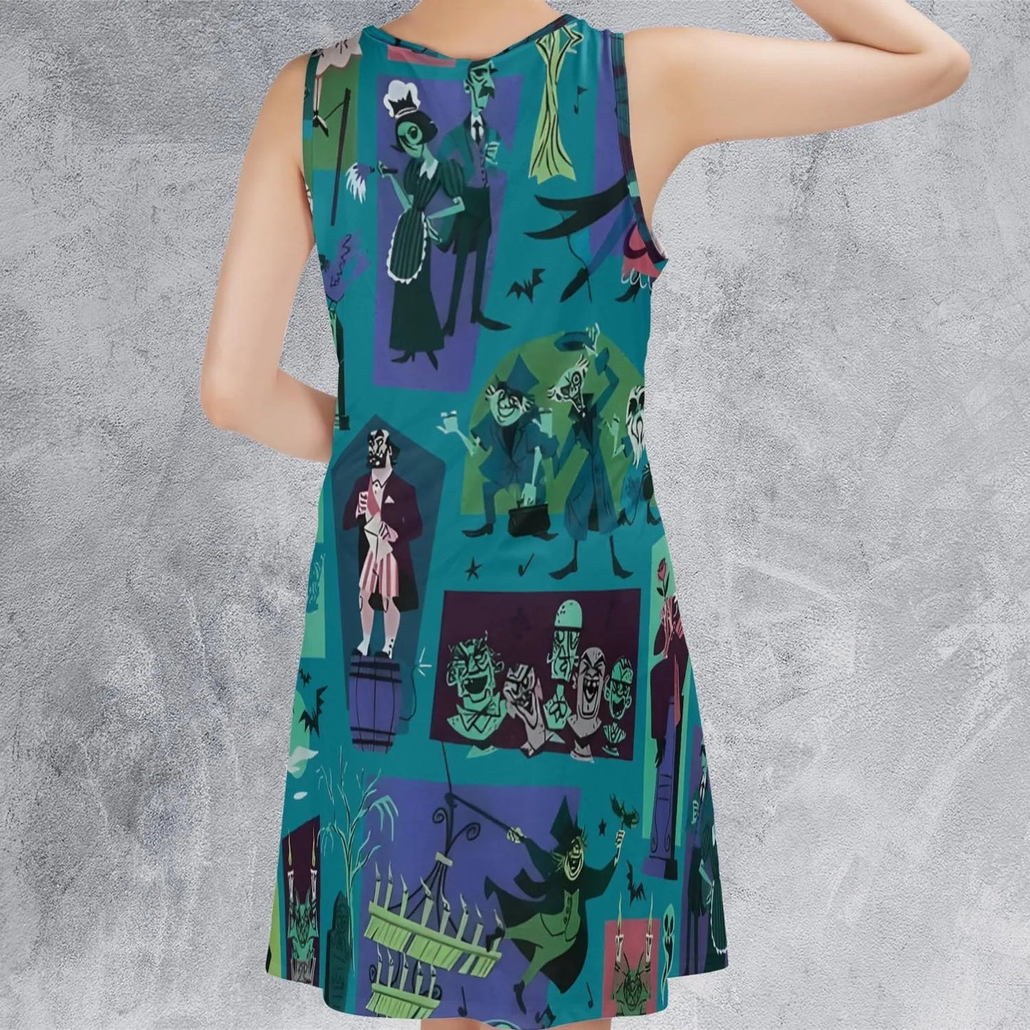 Casual Sleeveless Dress - D5YXSVJ9