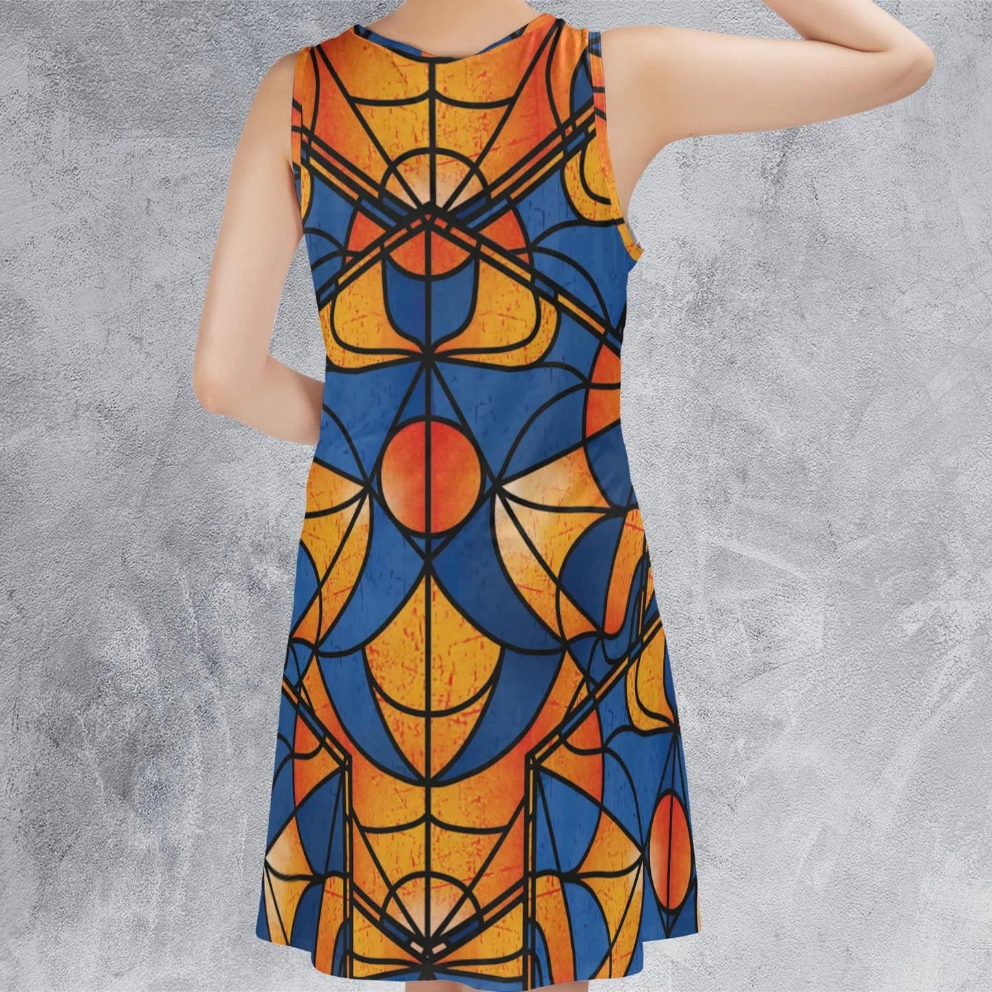 Casual Sleeveless Dress - HFE898MP
