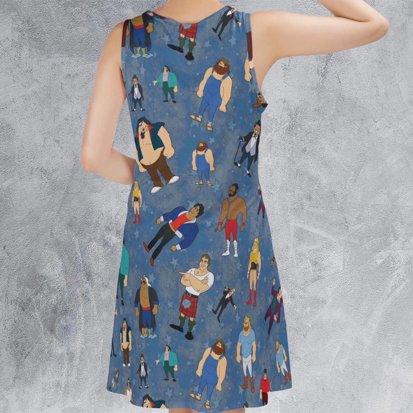 Casual Sleeveless Dress - BUVTAHYV