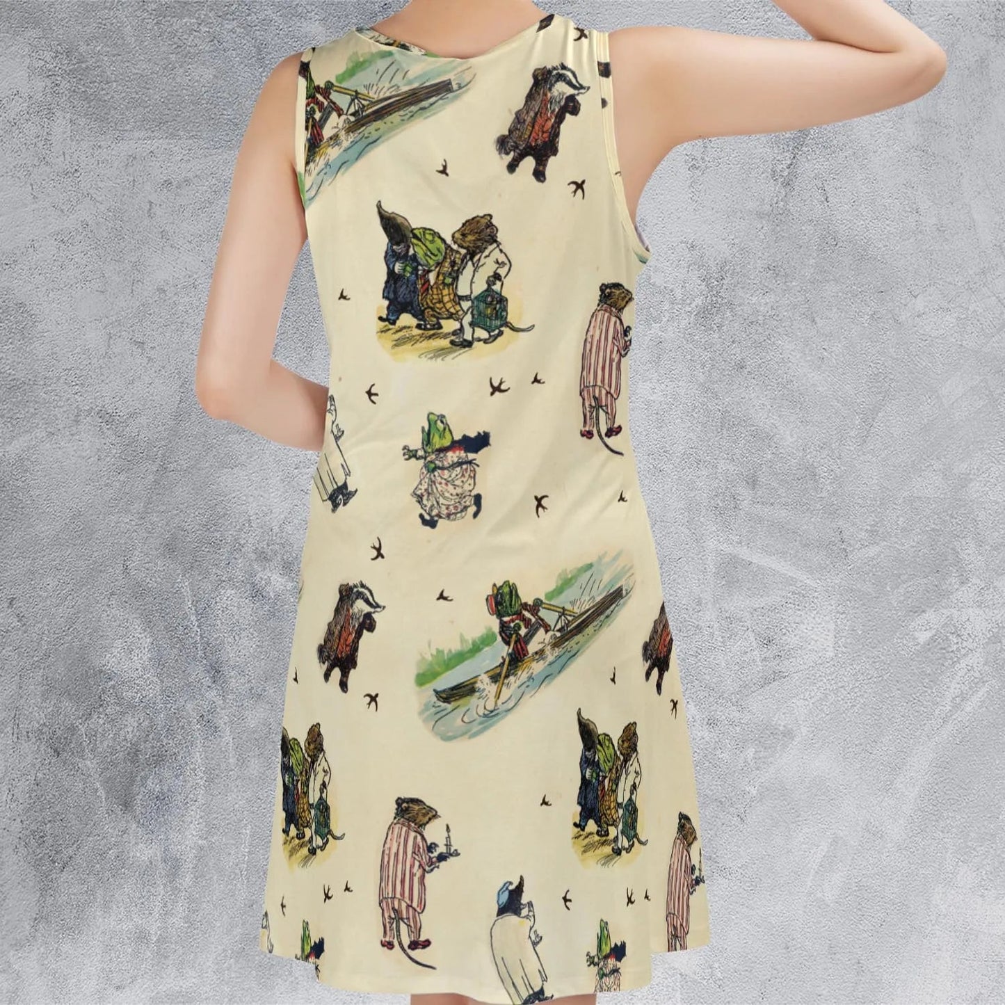 Casual Sleeveless Dress - NW8QRDR6
