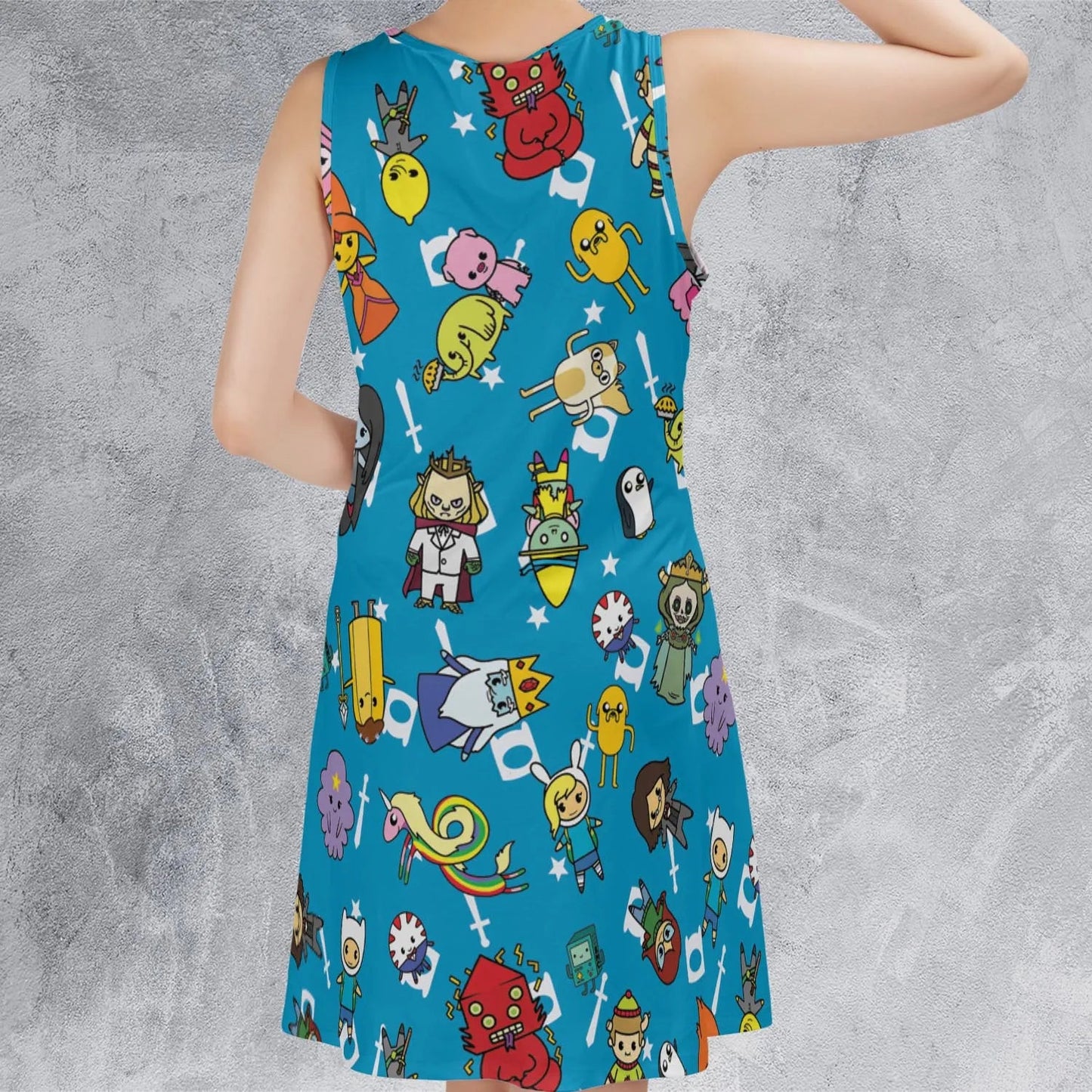 Casual Sleeveless Dress - 33T79S29